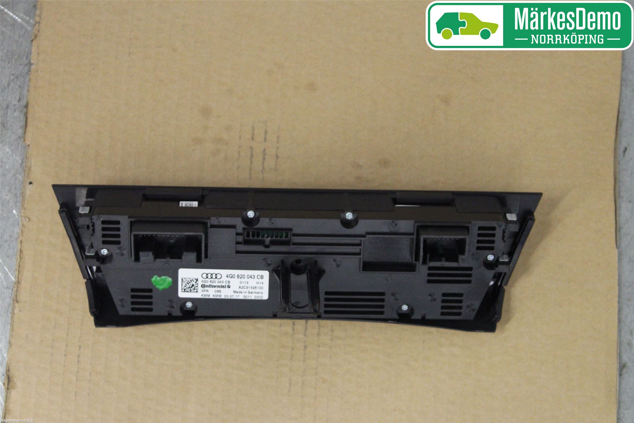 Audi A6/S6 4G 11-18 Värmereglage