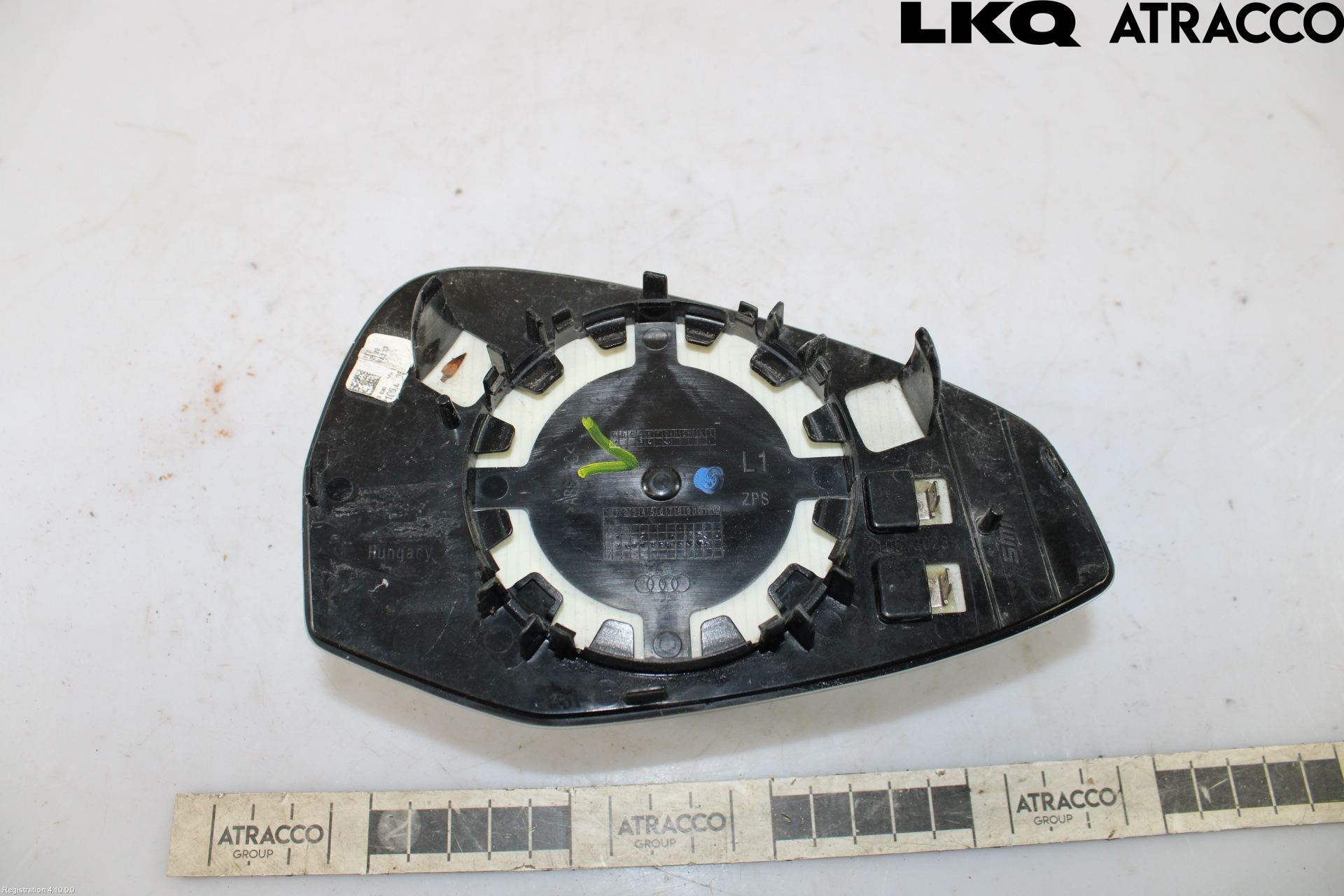 Audi A4/S4 B9 16-19 Spegelglas Vä