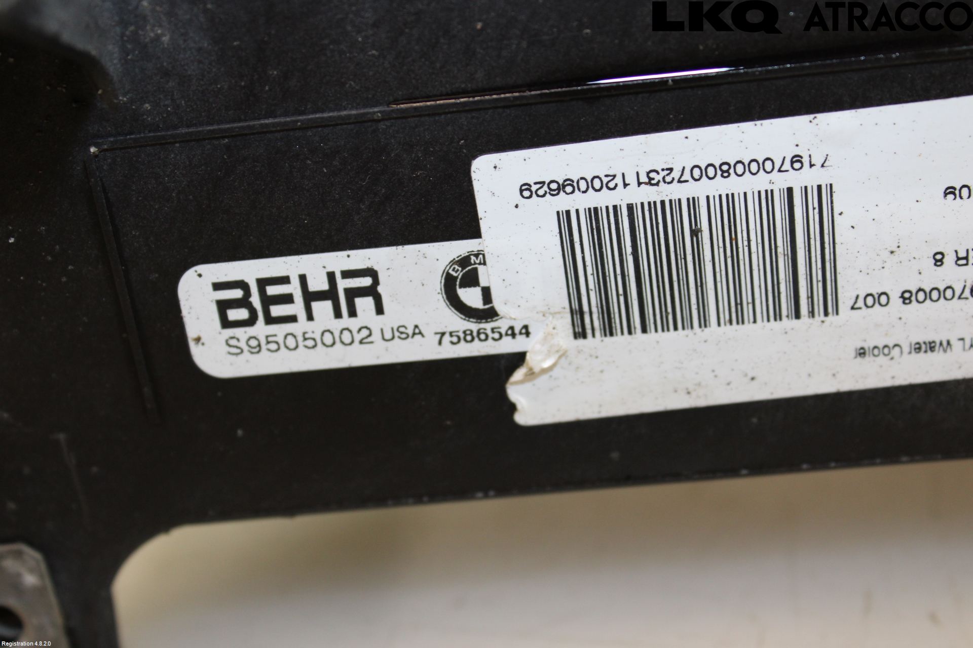 BMW X6 E71/E72   08-14 Kylarfäste-Ram-Balk