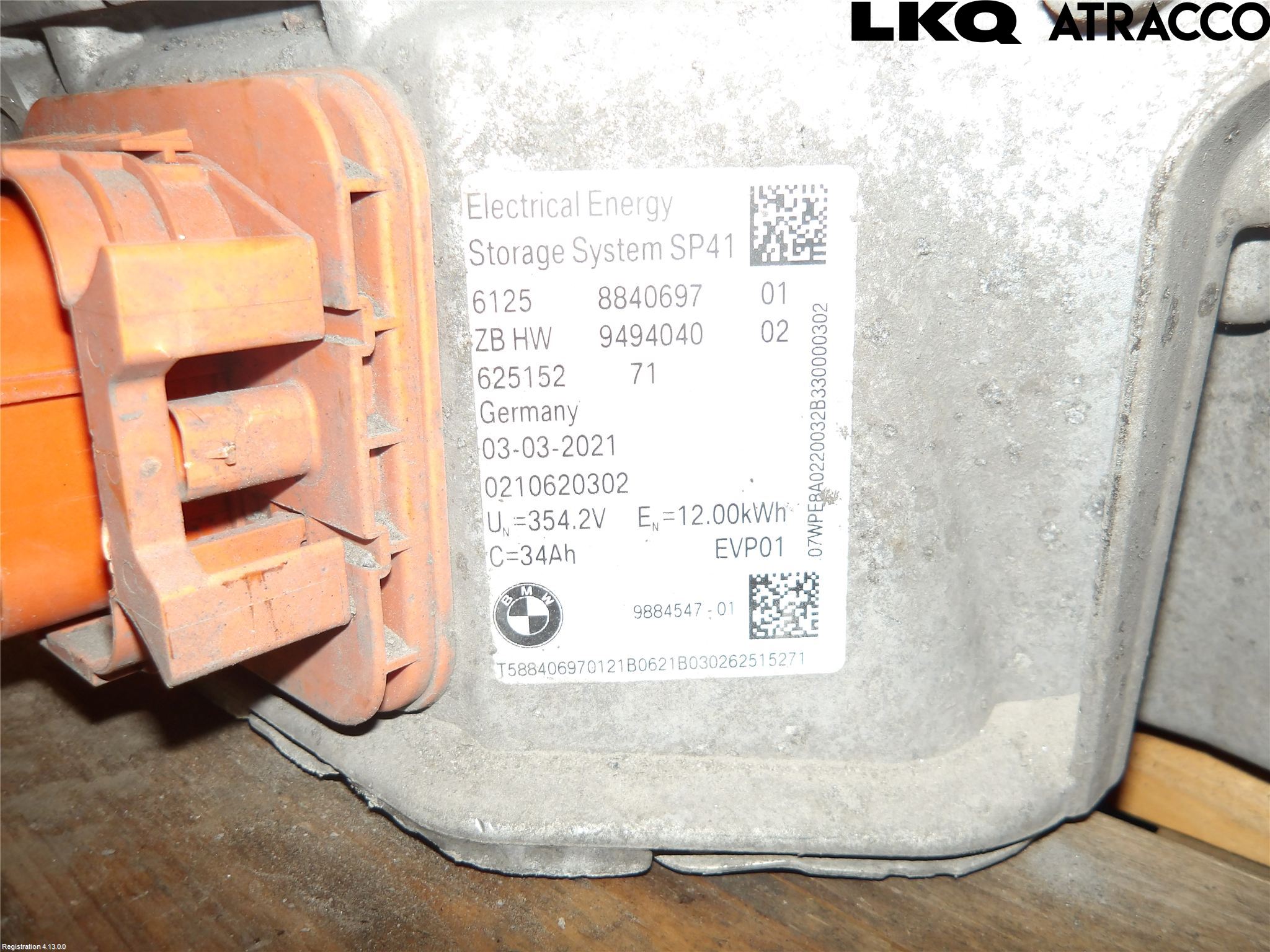 BMW 5 G30/G31/F90 17-23 Batteri Högspänning