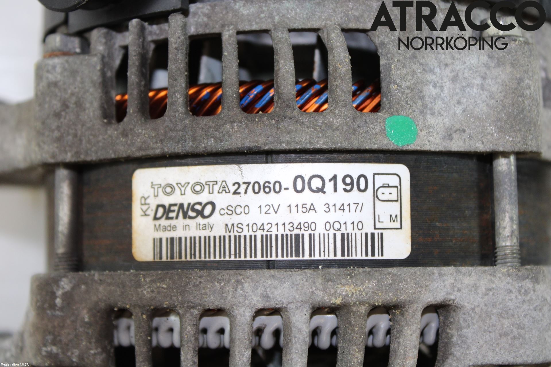 Toyota AYGO 15-21 Generator