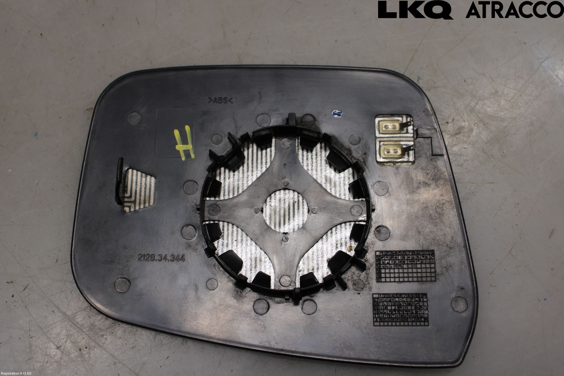 Nissan NAVARA 05-16 Spegelglas Hö