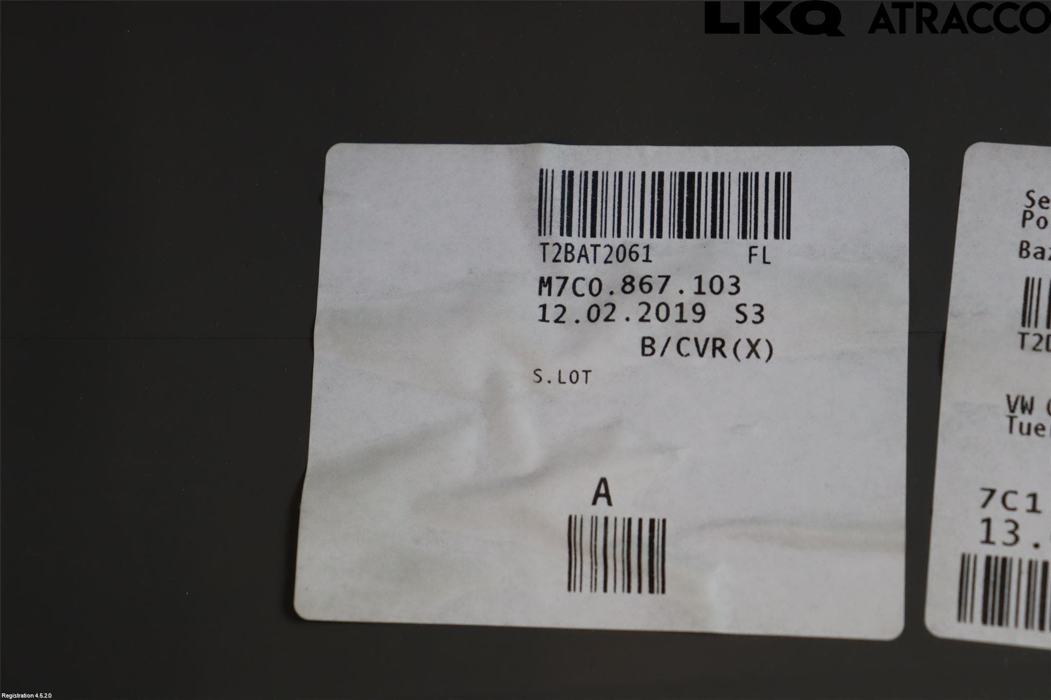 Volkswagen VW CRAFTER II / E-CRAFTER 17- Dörrklädsel Inlägg-List Vä