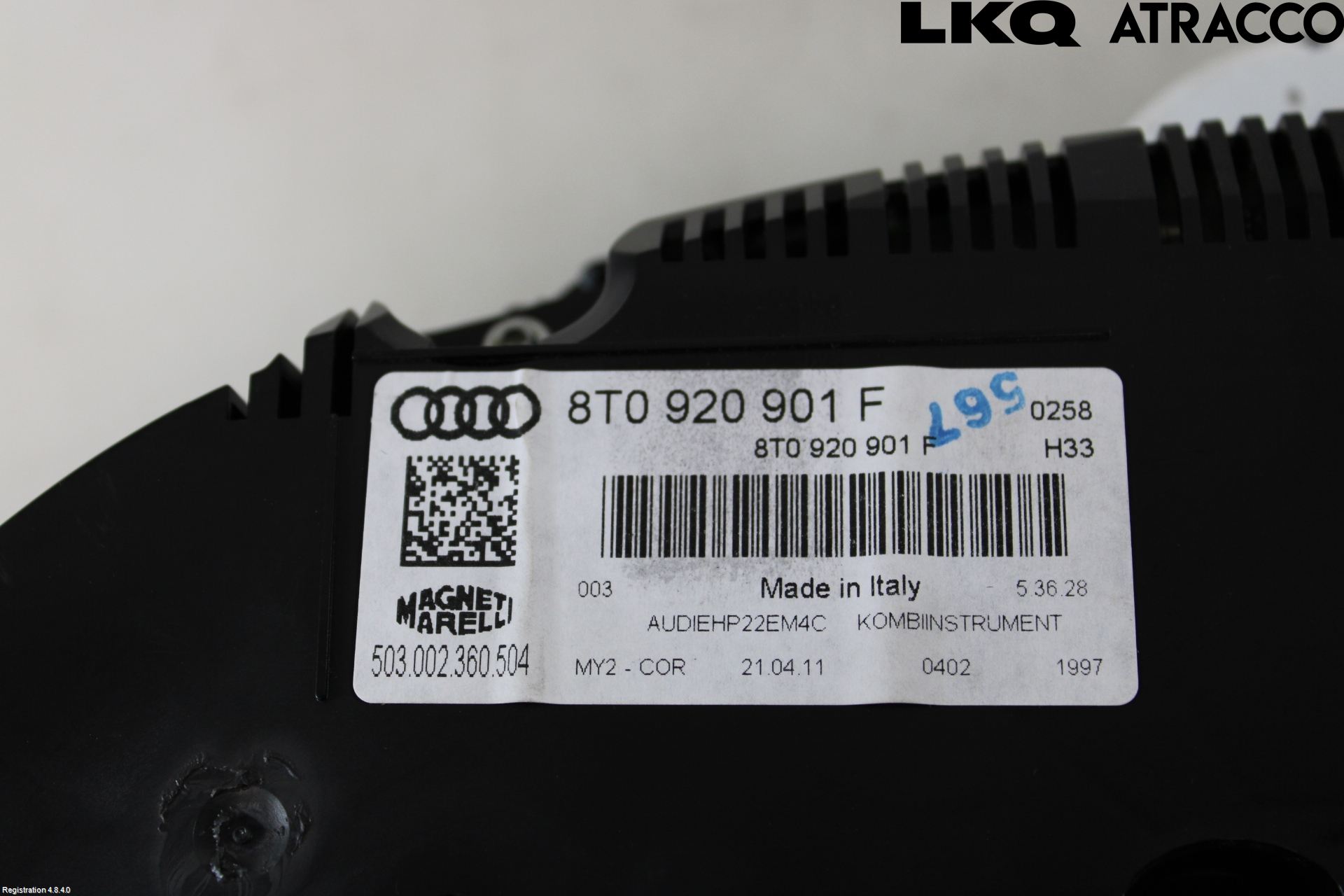 Audi A5 07-16 Instrument Komb