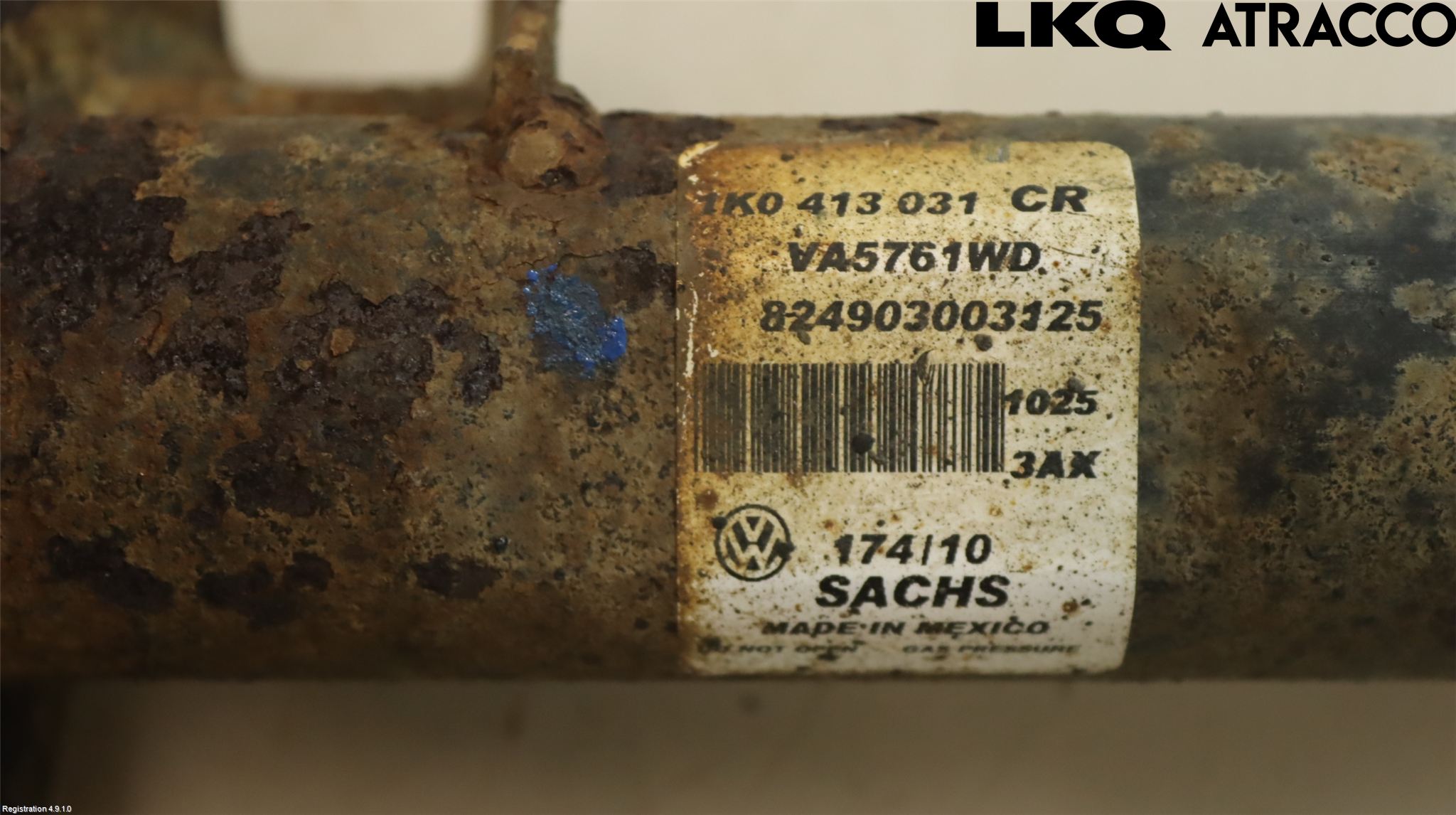 Volkswagen VW GOLF VI 09-13 Fjäderben Fram Höger
