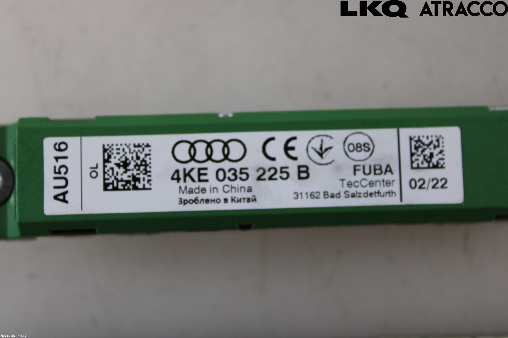 Audi E-TRON, S GE 19- Antennförstärkare