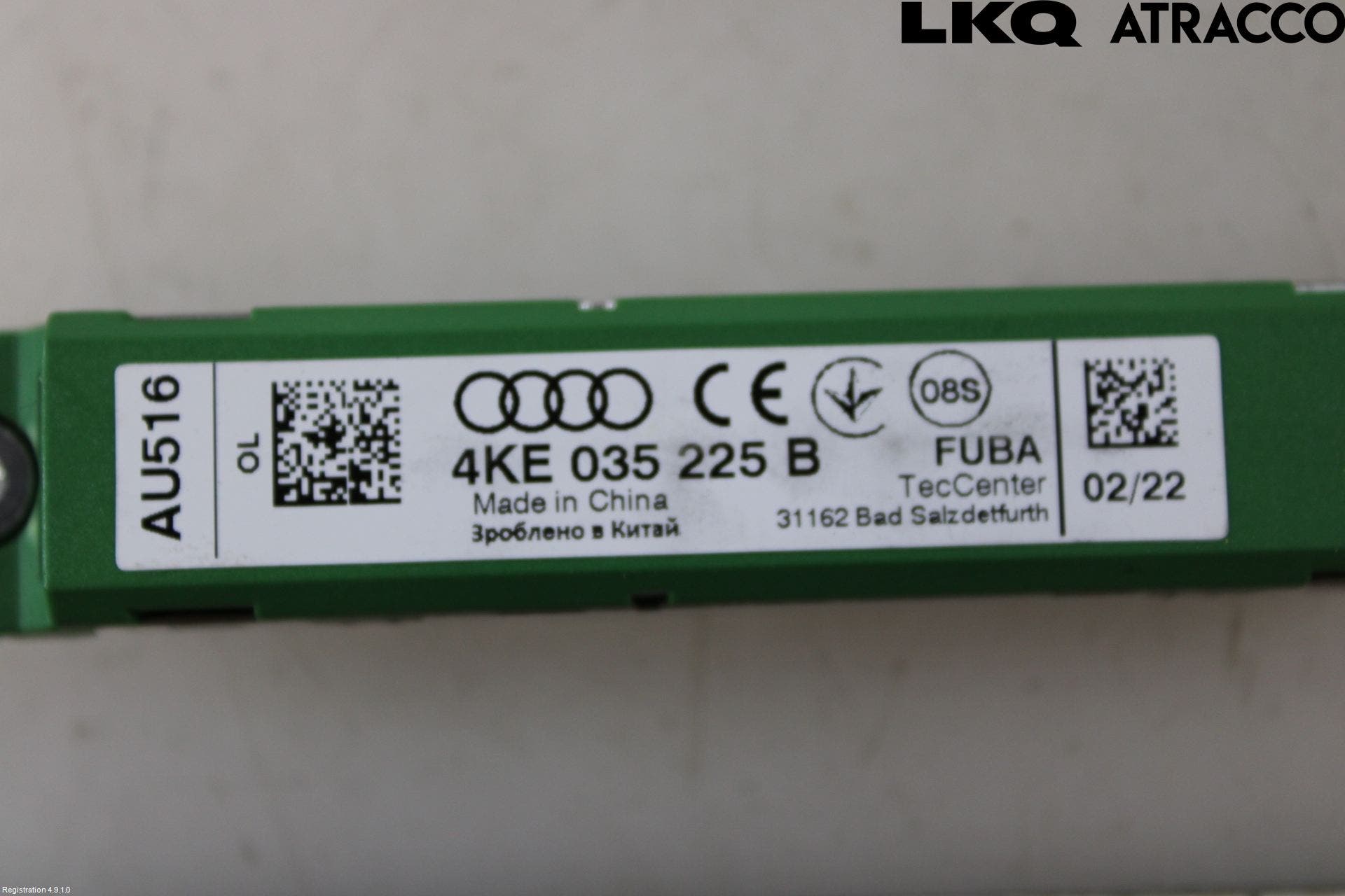 Audi E-TRON, S GE 19- Antennförstärkare