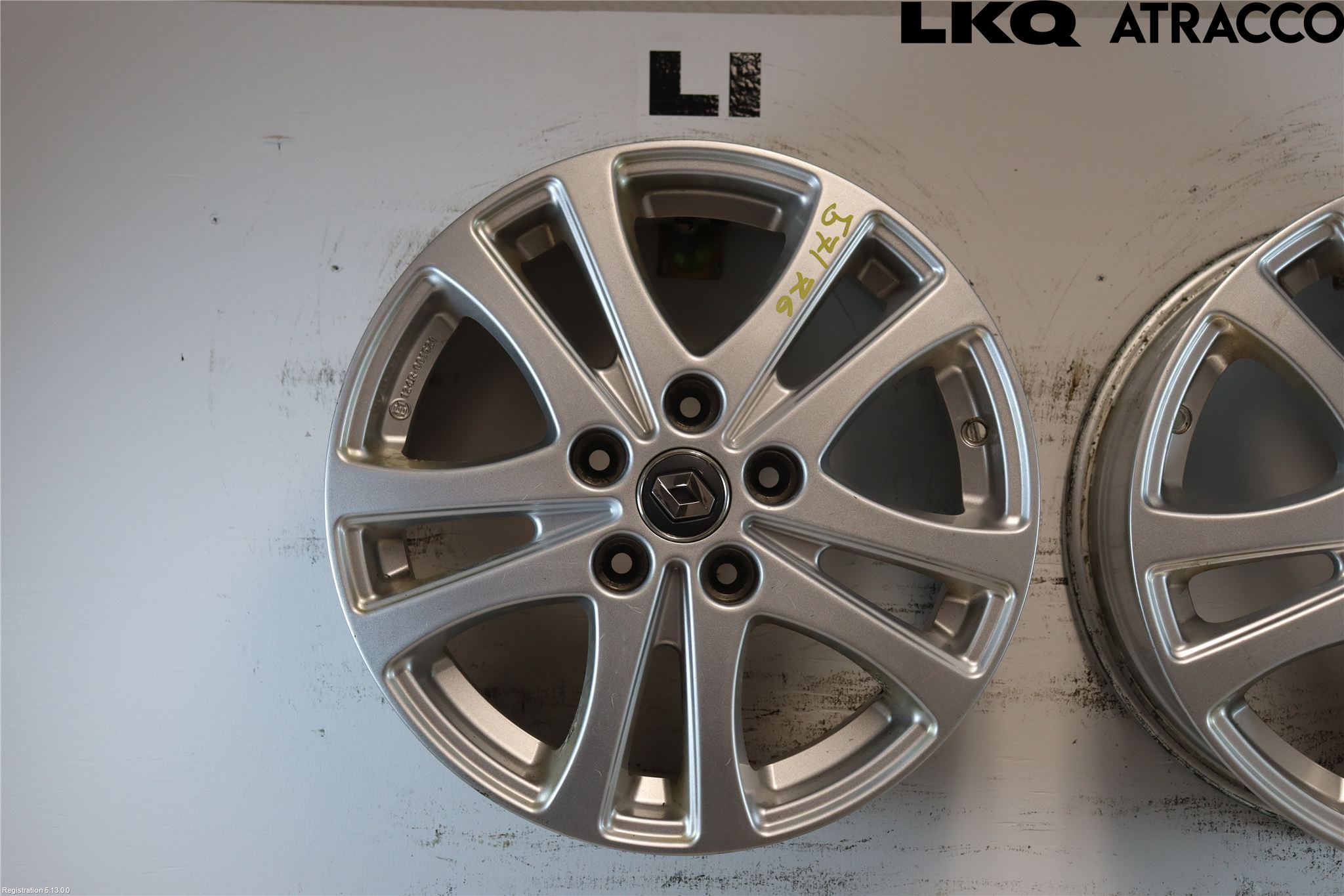 Renault MEGANE III 09-15 Fälgsats Aluminium