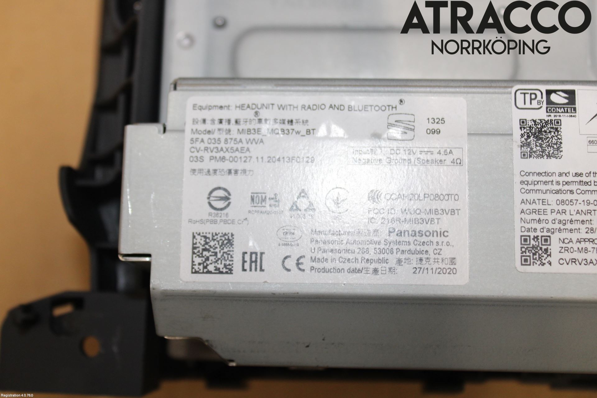 Seat LEON 20- Multifunktionsdisplay