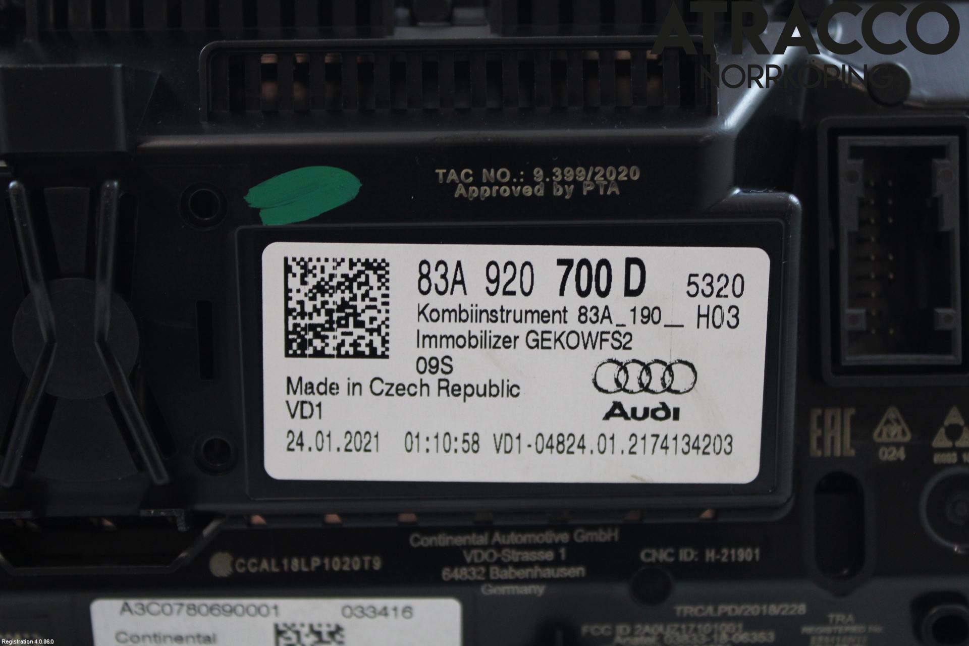 Audi Q3 F3 19- Instrument Komb