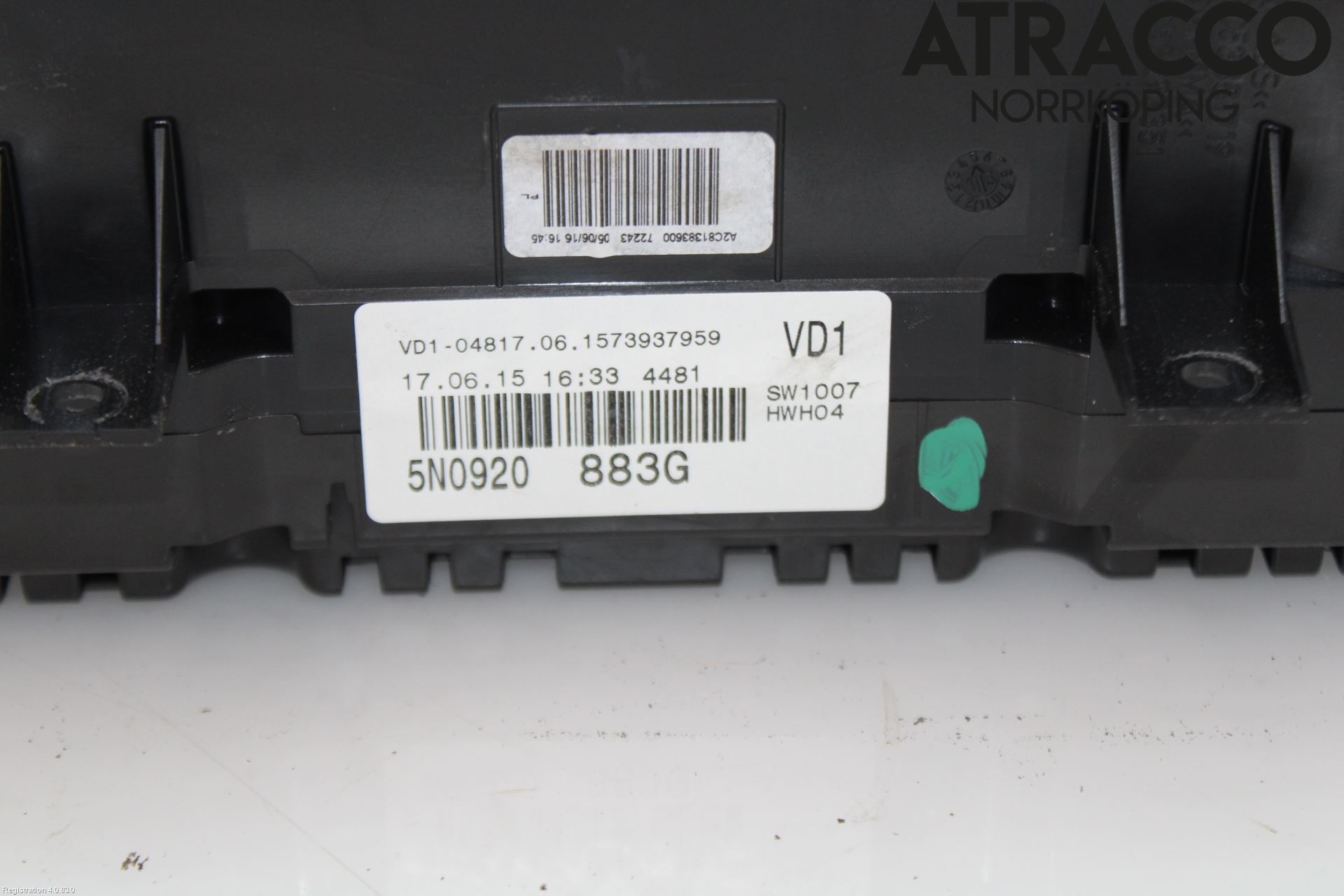 Volkswagen VW TIGUAN 07-16 Instrument Komb