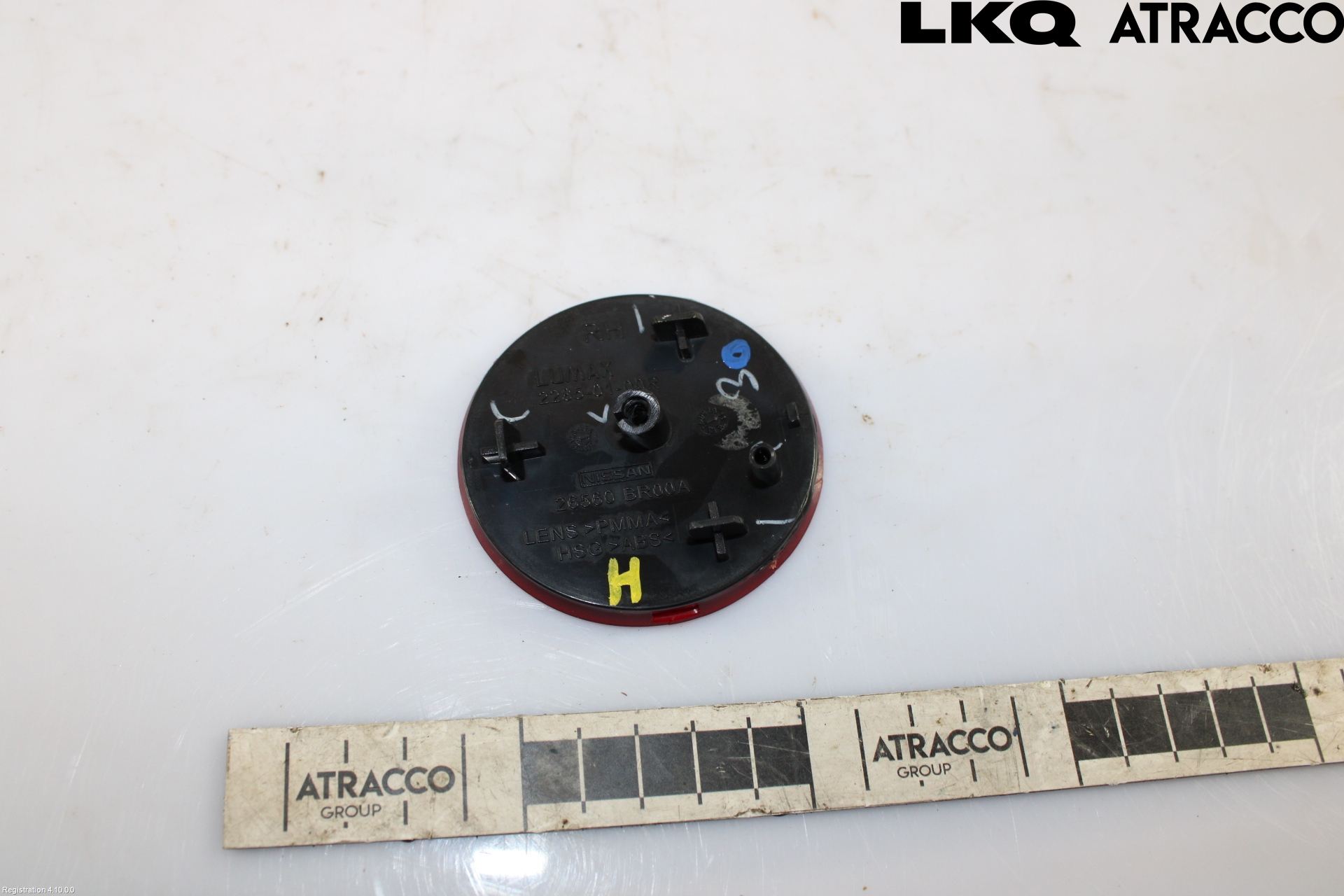 Nissan QASHQAI 10-14 Dimljus/Reflex Bak