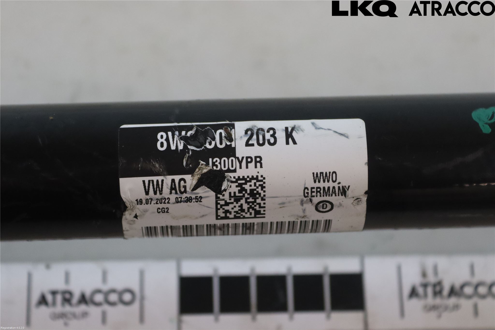 Audi A4/S4 B9 20- Drivaxel Bak Vänster