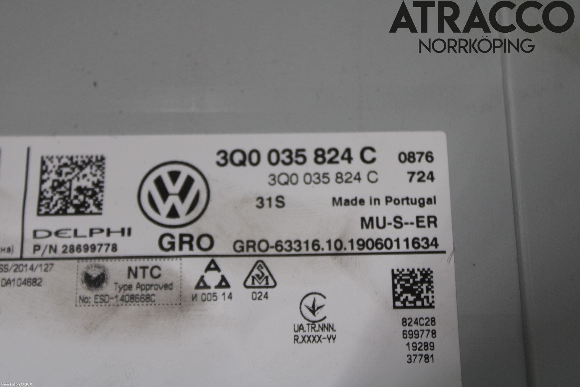 Volkswagen VW T-ROC 18- Cd Radio - Multimediapanel