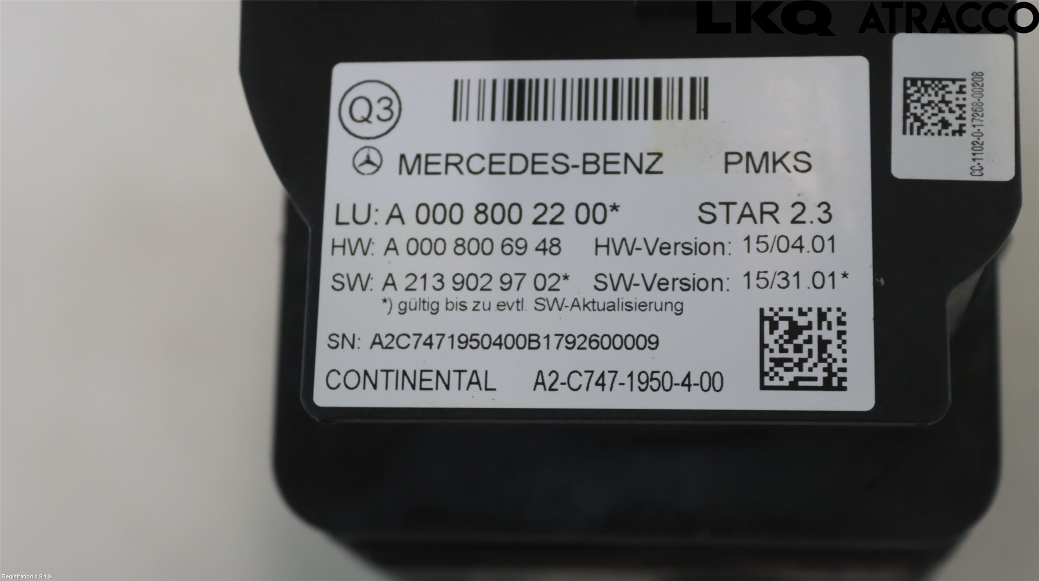 Mercedes-Benz MB S-KLASS (W222) 13-20 Vakuumpump