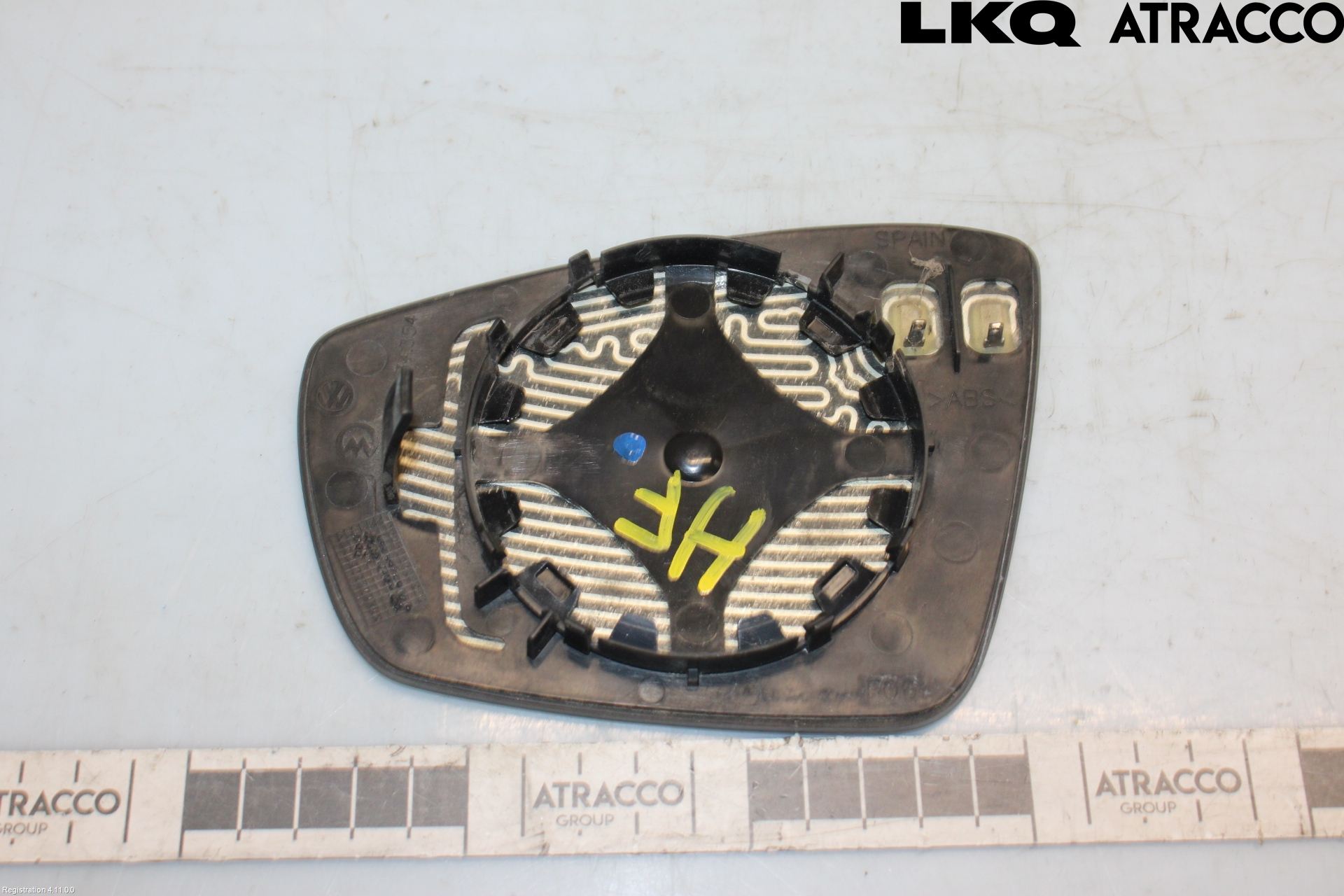 Volkswagen VW POLO 10-17 Spegelglas Hö