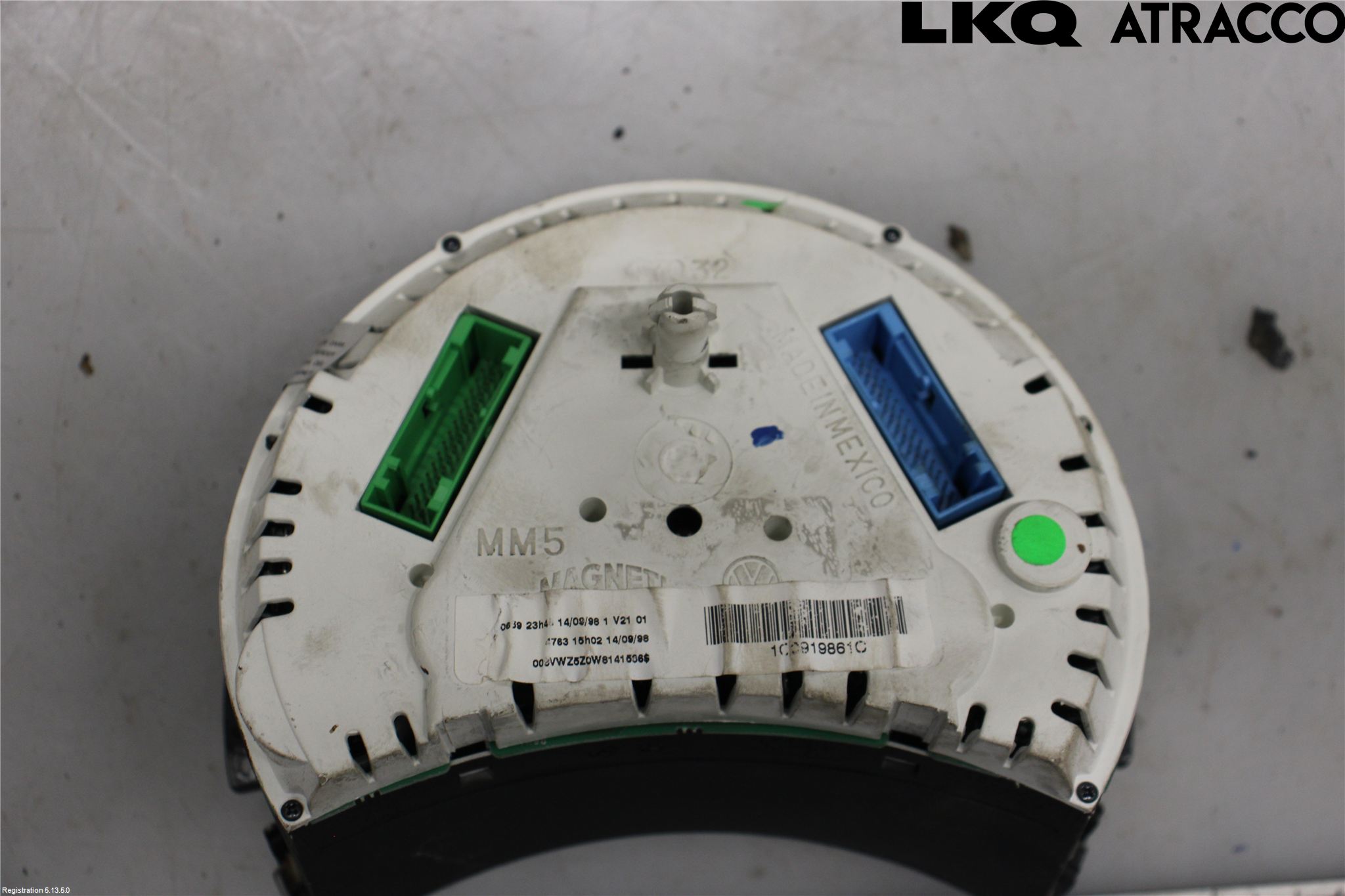 Volkswagen VW BEETLE 98-10 Instrument Komb