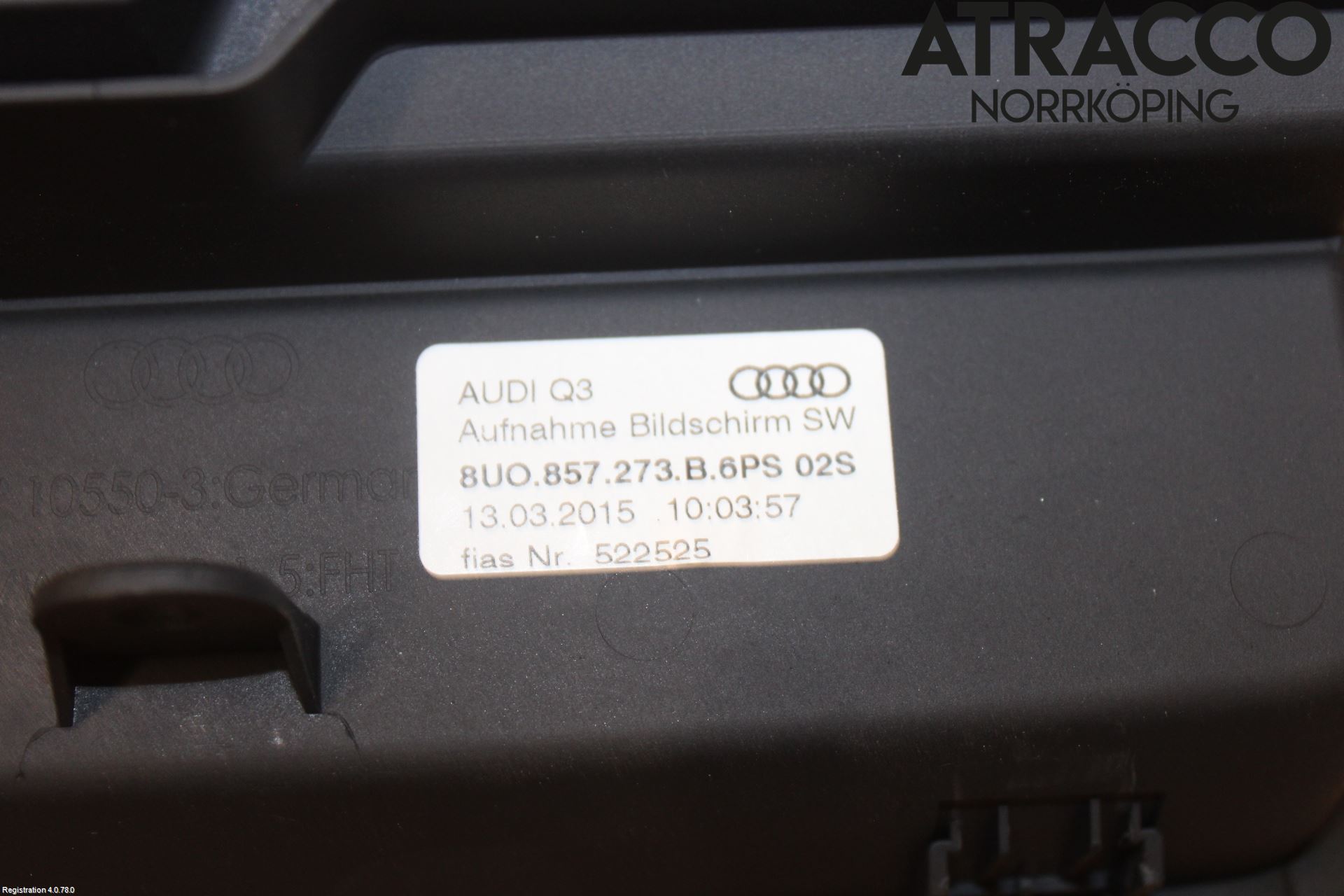 Audi Q3 8U 12-18 Kontrolldisplay