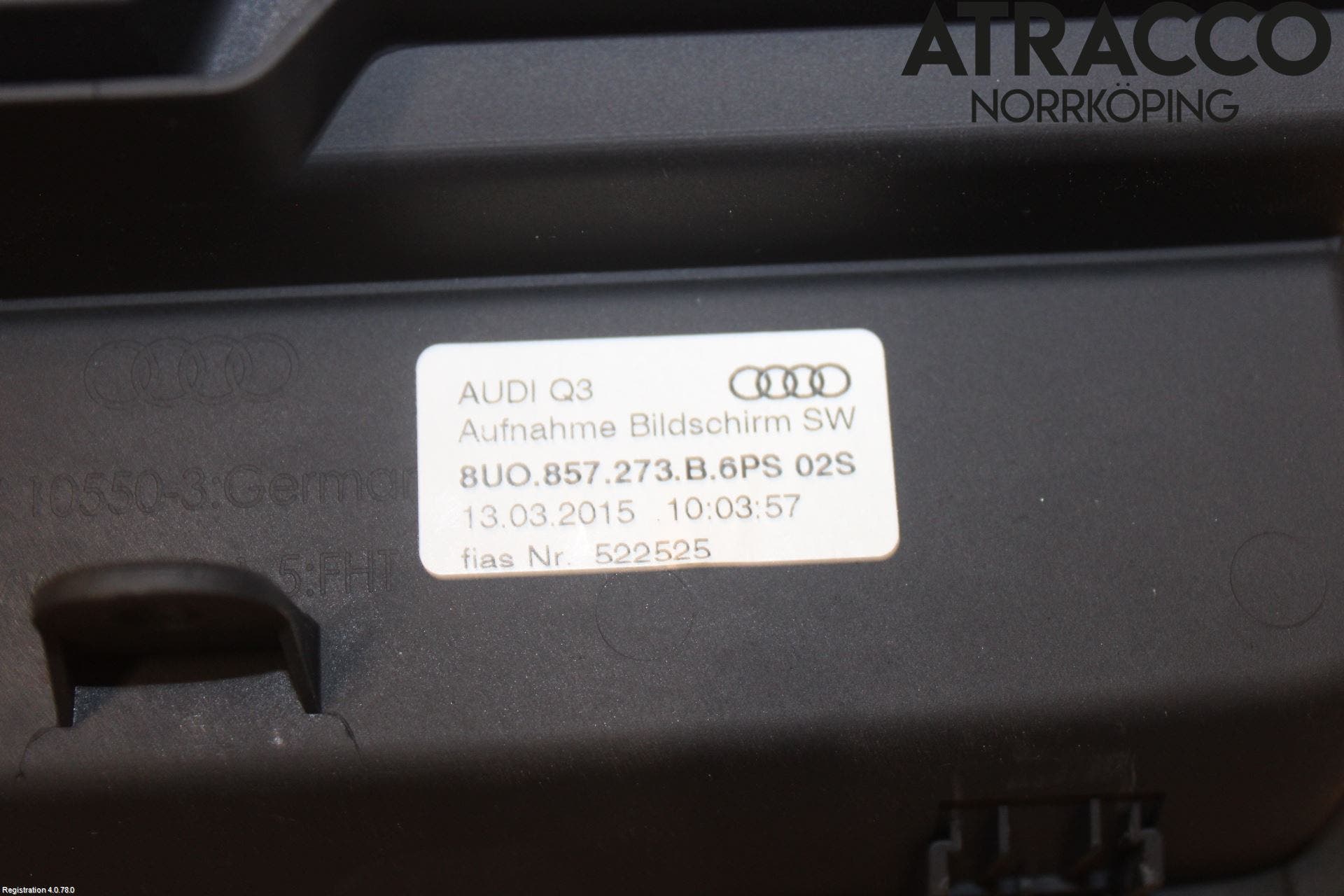 Audi Q3 8U 12-18 Kontrolldisplay