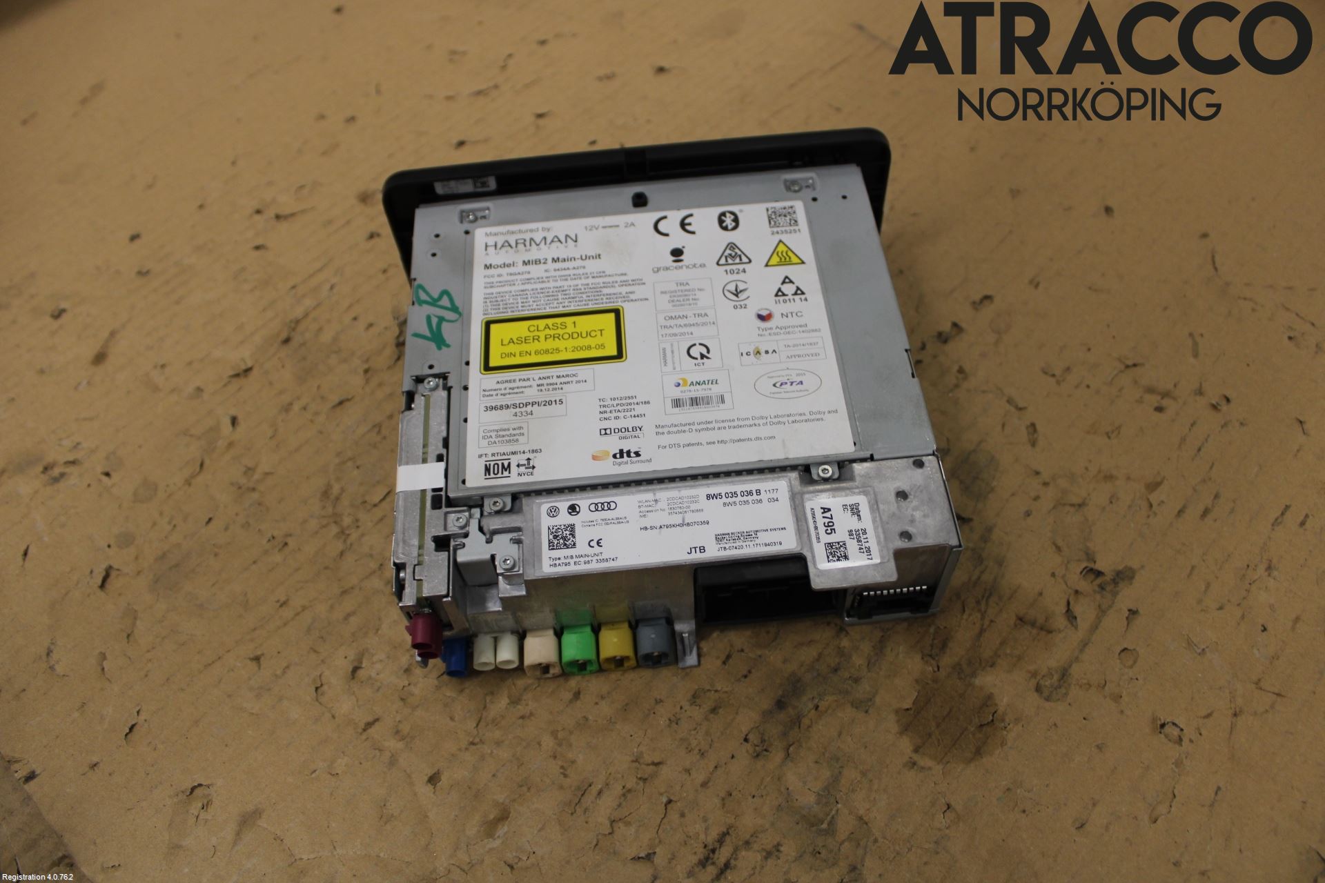 Audi A4/S4 B9 16-19 Cd Radio - Multimediapanel