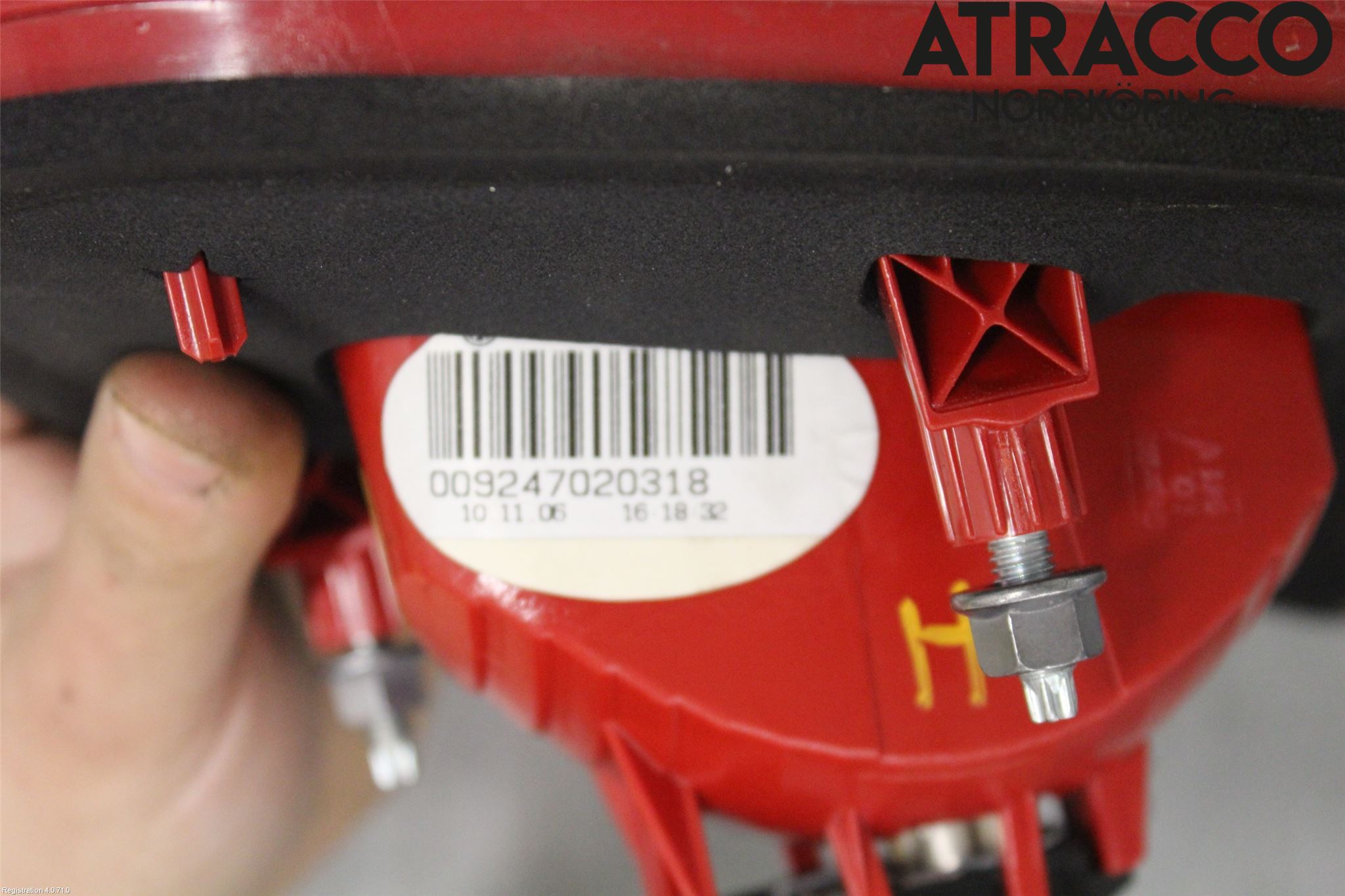 Volkswagen VW EOS  06-10 Bakljus Lucka Hö