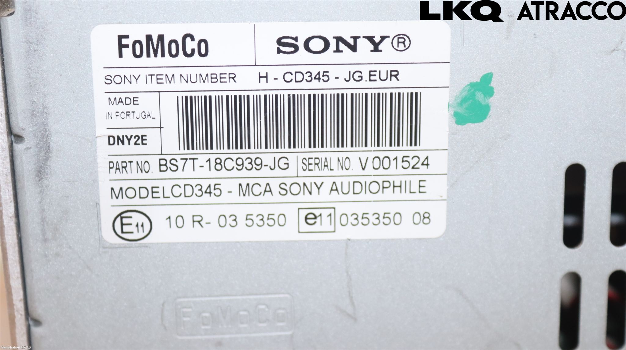 Ford S-MAX 06-15 Cd Radio - Multimediapanel