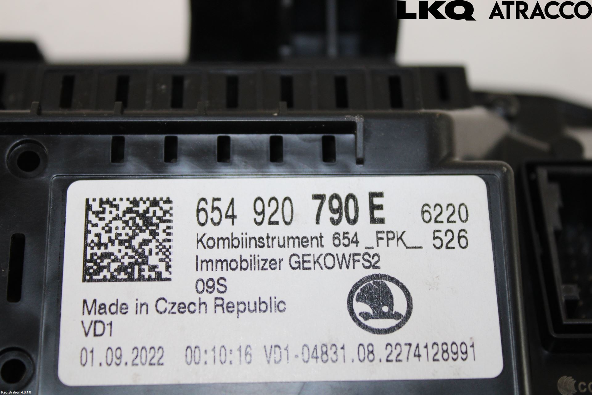 Skoda KAMIQ 20- Instrument Komb