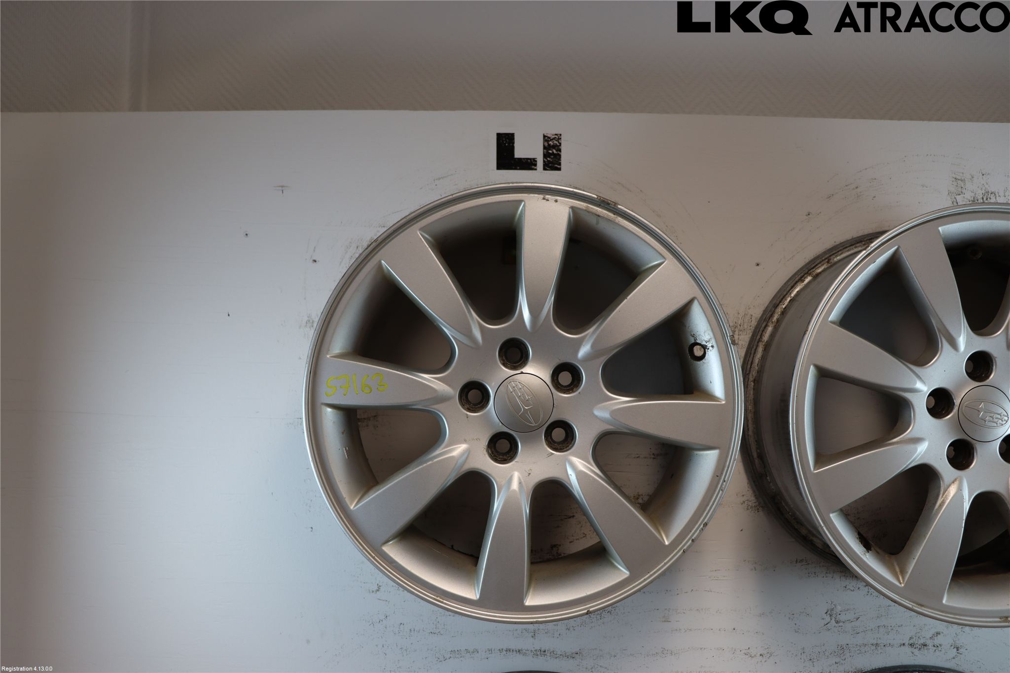 Subaru LEGACY 10-14 Fälgsats Aluminium