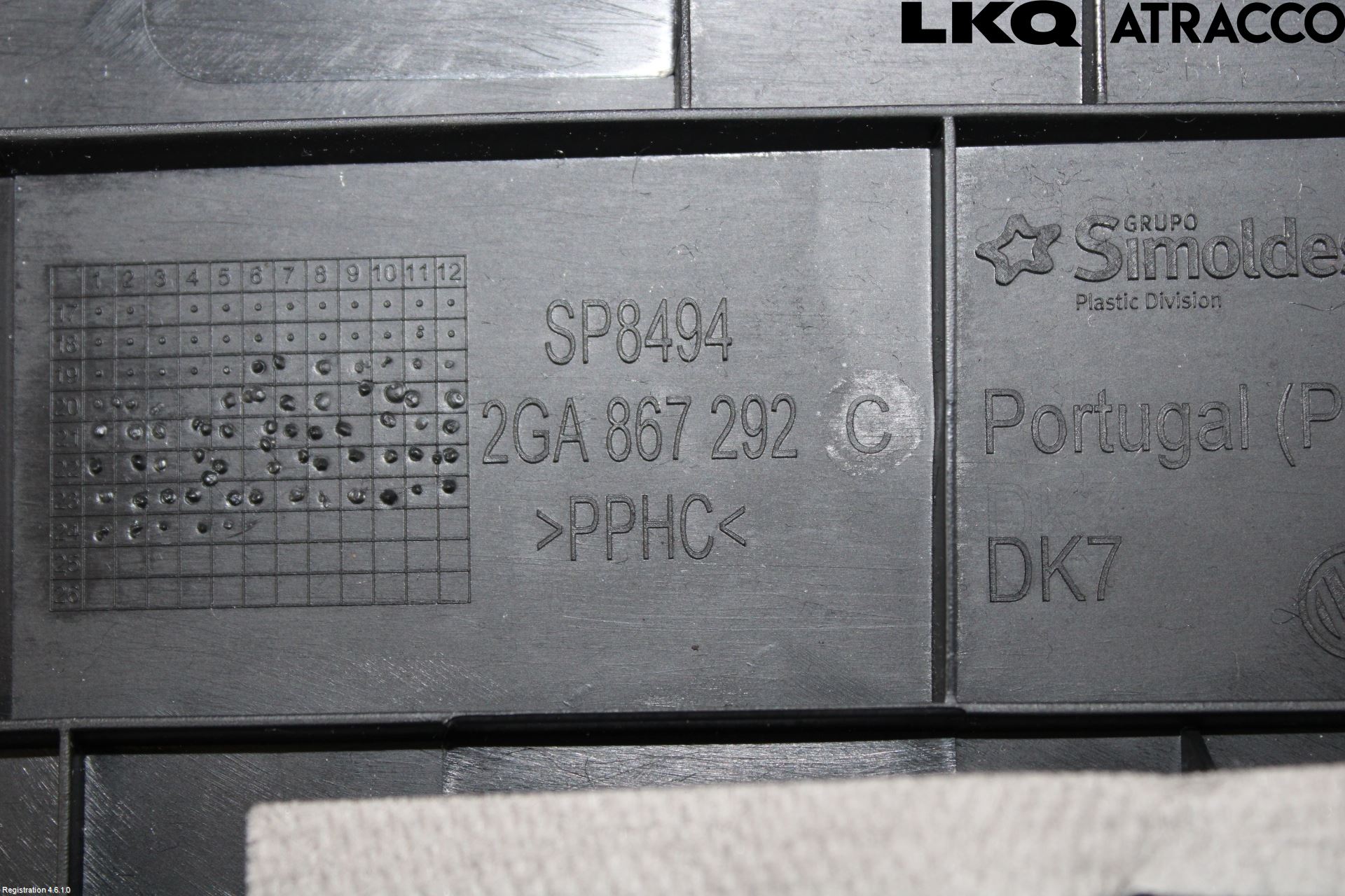 Volkswagen VW T-ROC 18- Inr Plastd A-B-C Stolpe