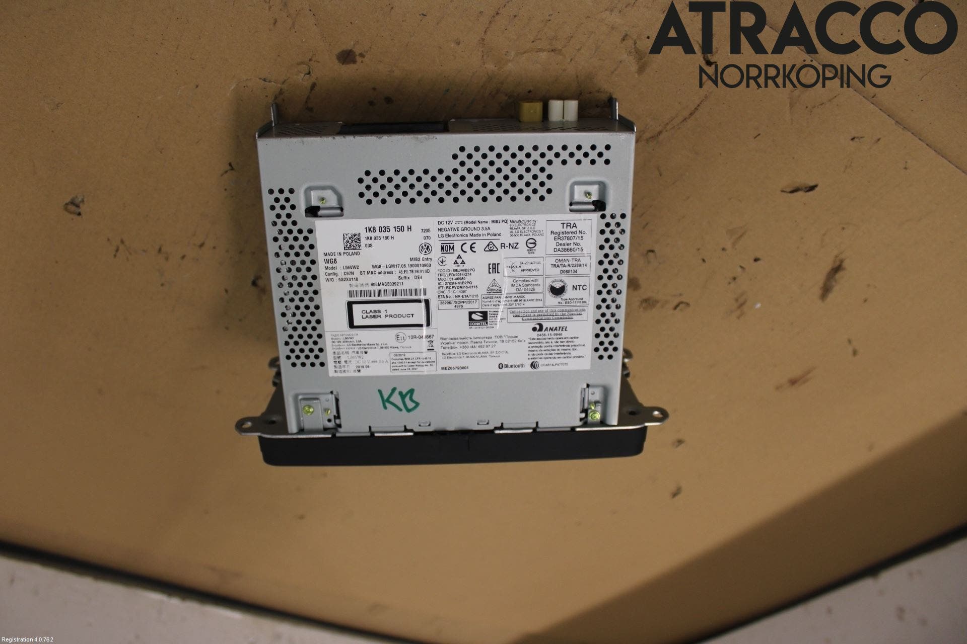 Volkswagen VW CADDY 16-20 Cd Radio - Multimediapanel