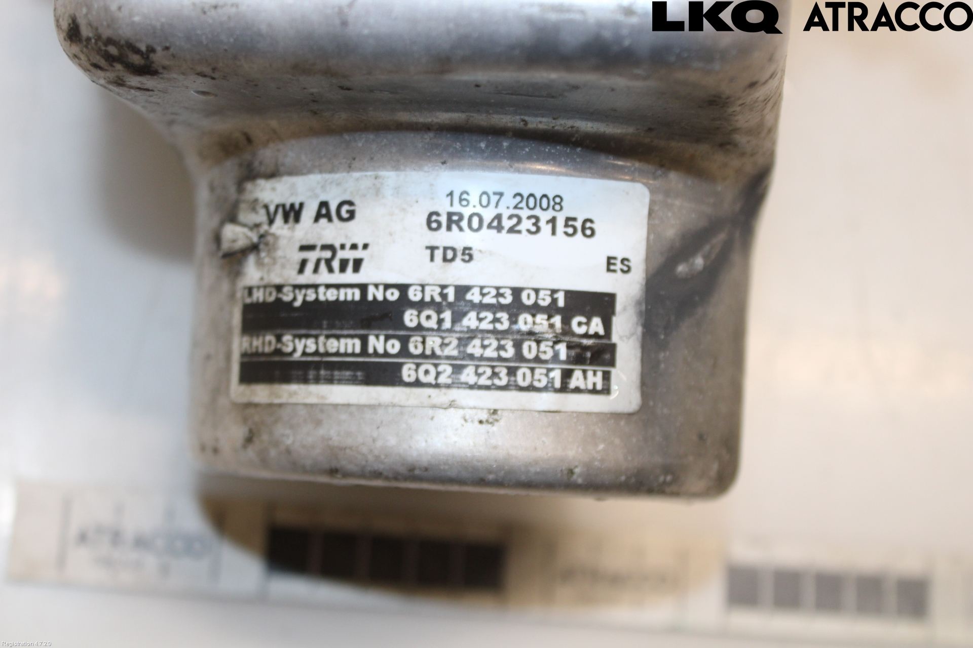 Volkswagen VW POLO 05-09 Styrservo Pump Elektrisk