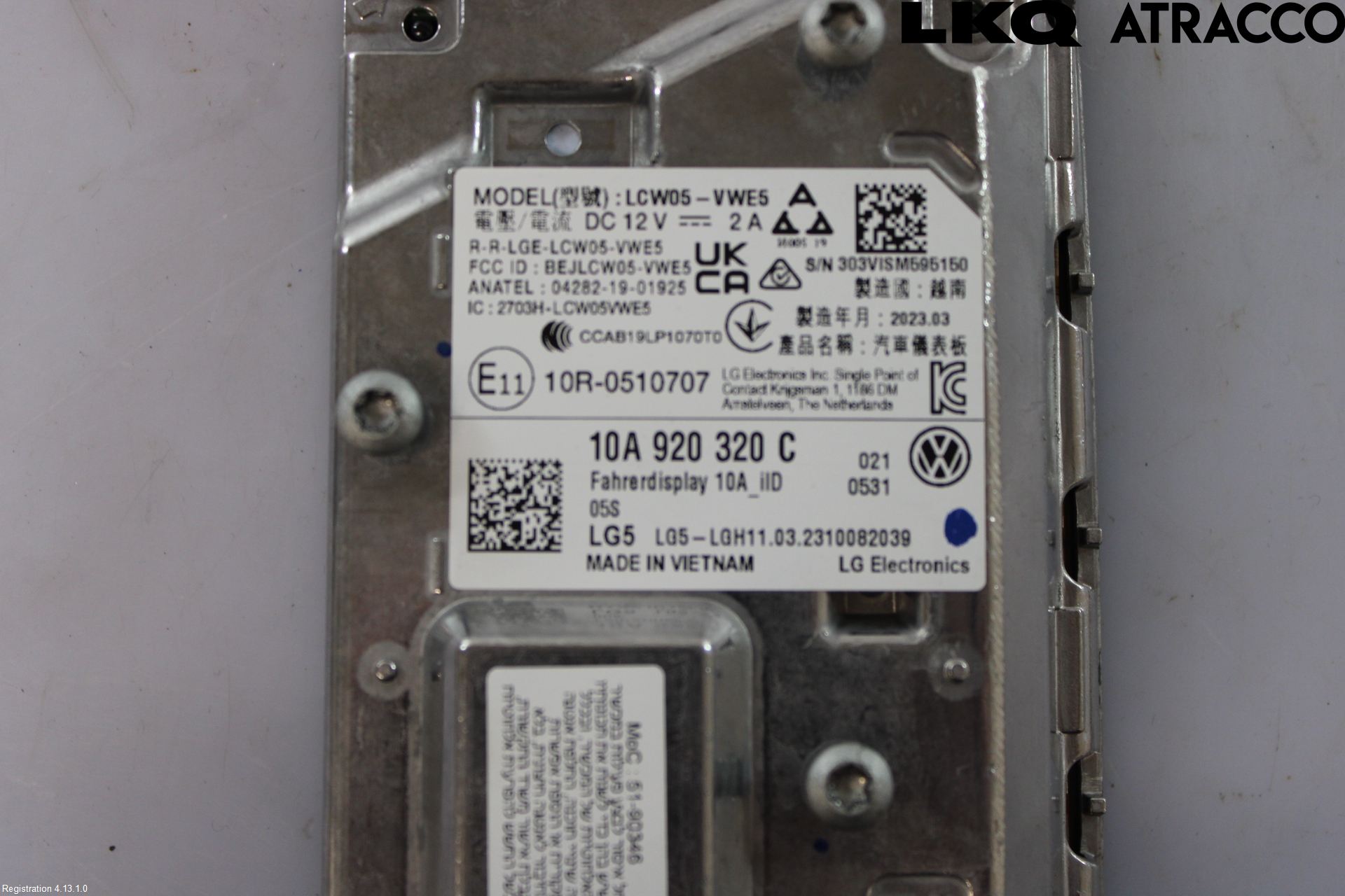 Volkswagen VW ID.5 22- Instrument Komb