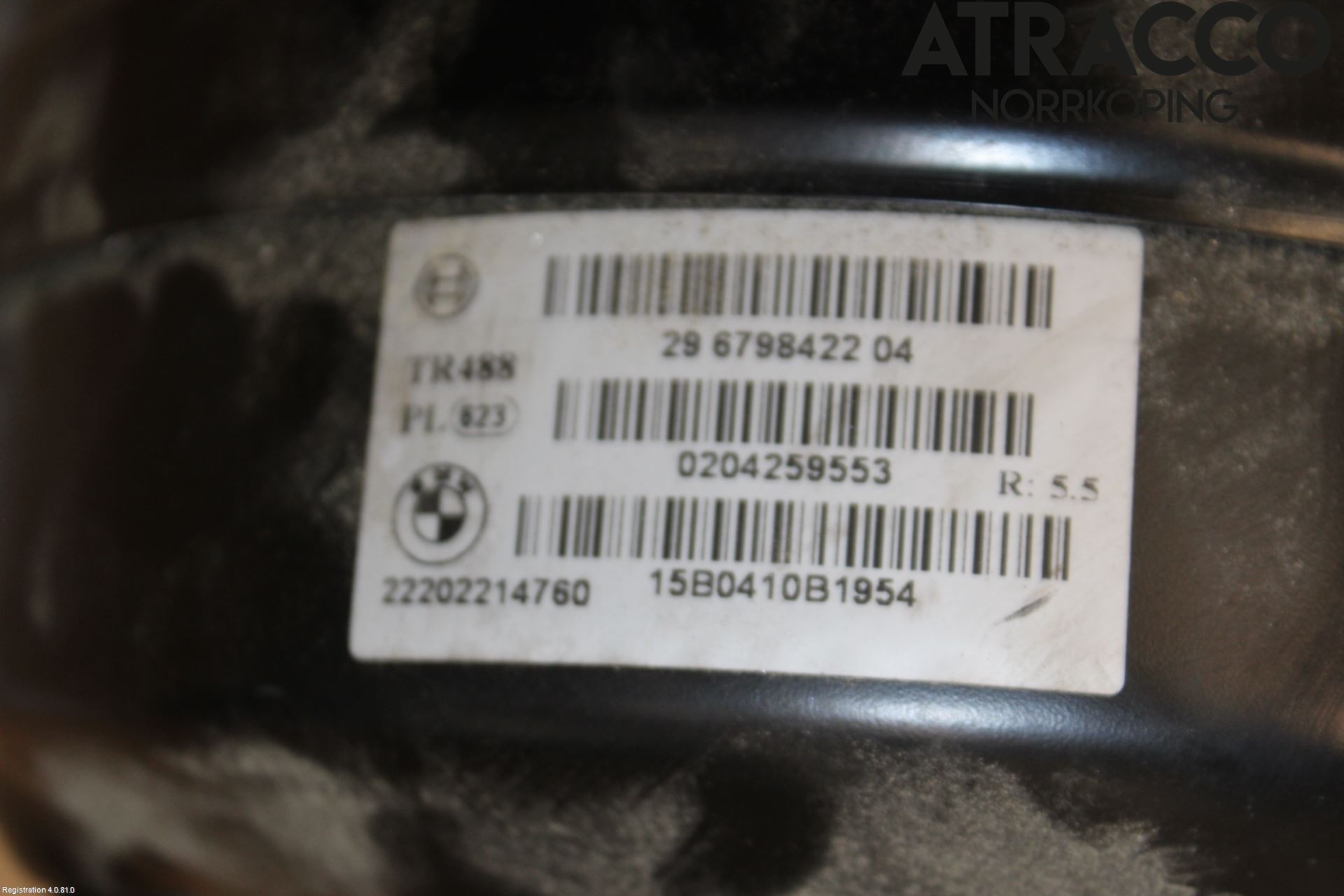 BMW 3 F30/F31/F80 12-19 Bromsservo