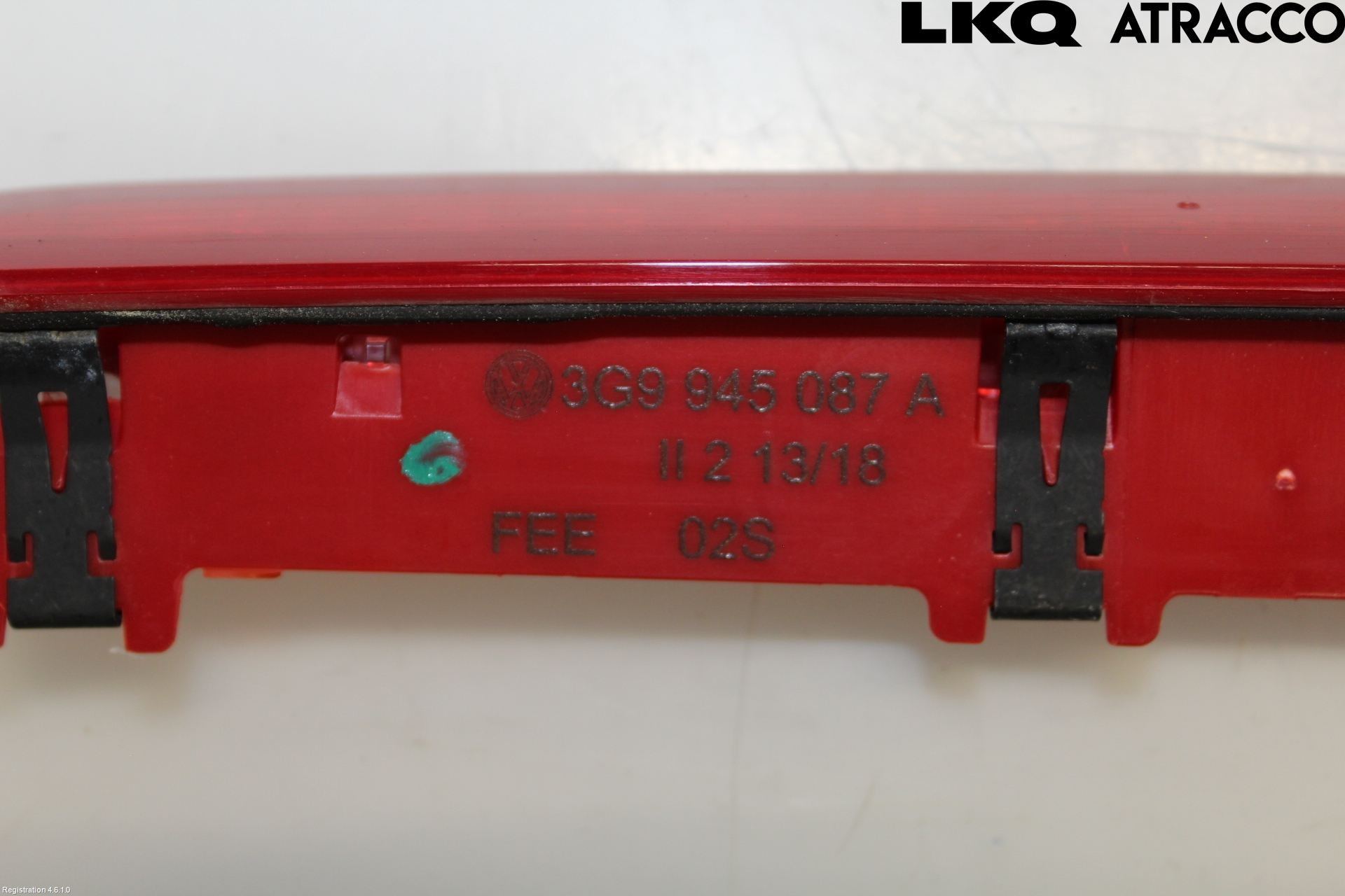 Volkswagen VW PASSAT 15-19 Bromsljus Bakruta