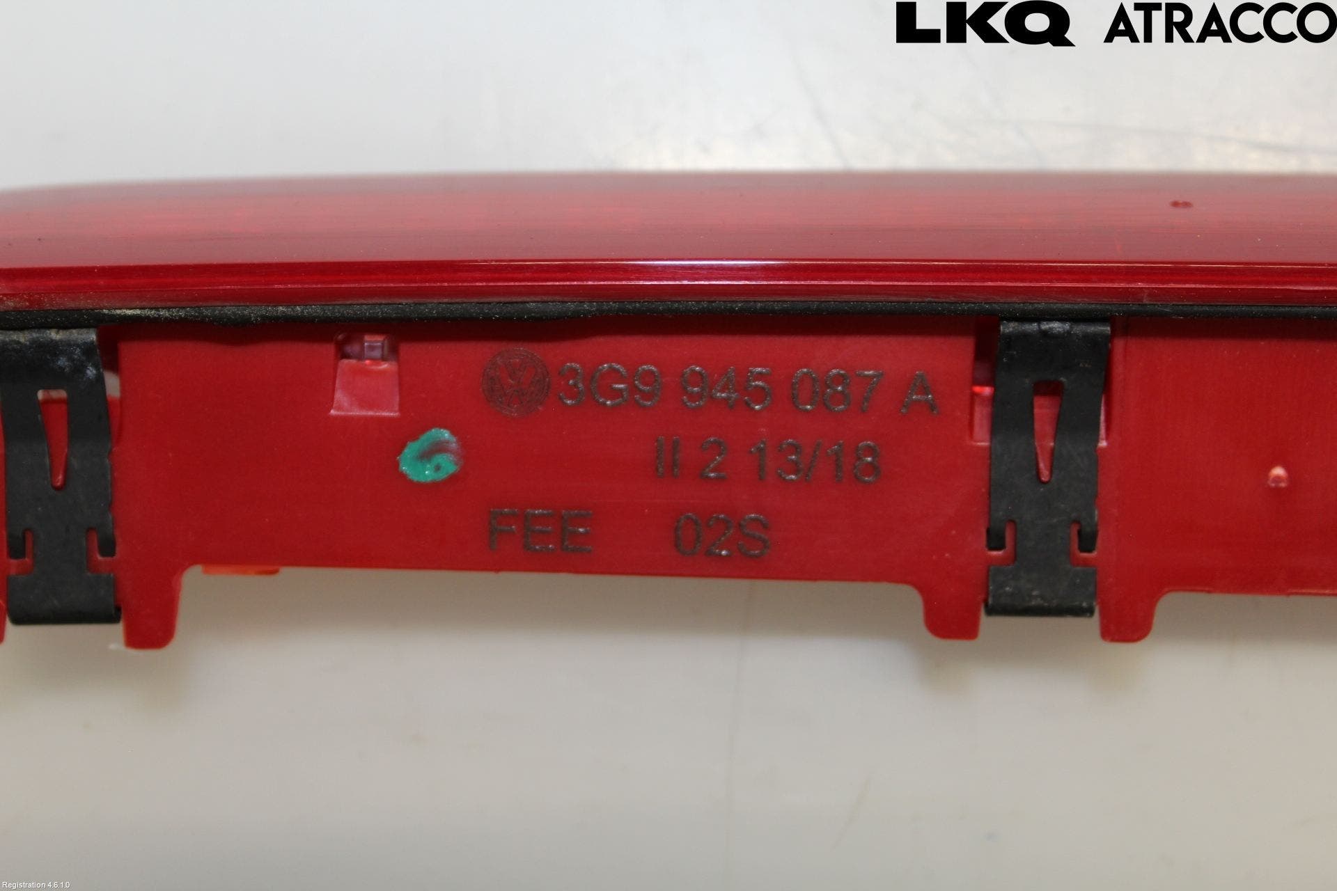 Volkswagen VW PASSAT 15-19 Bromsljus Bakruta