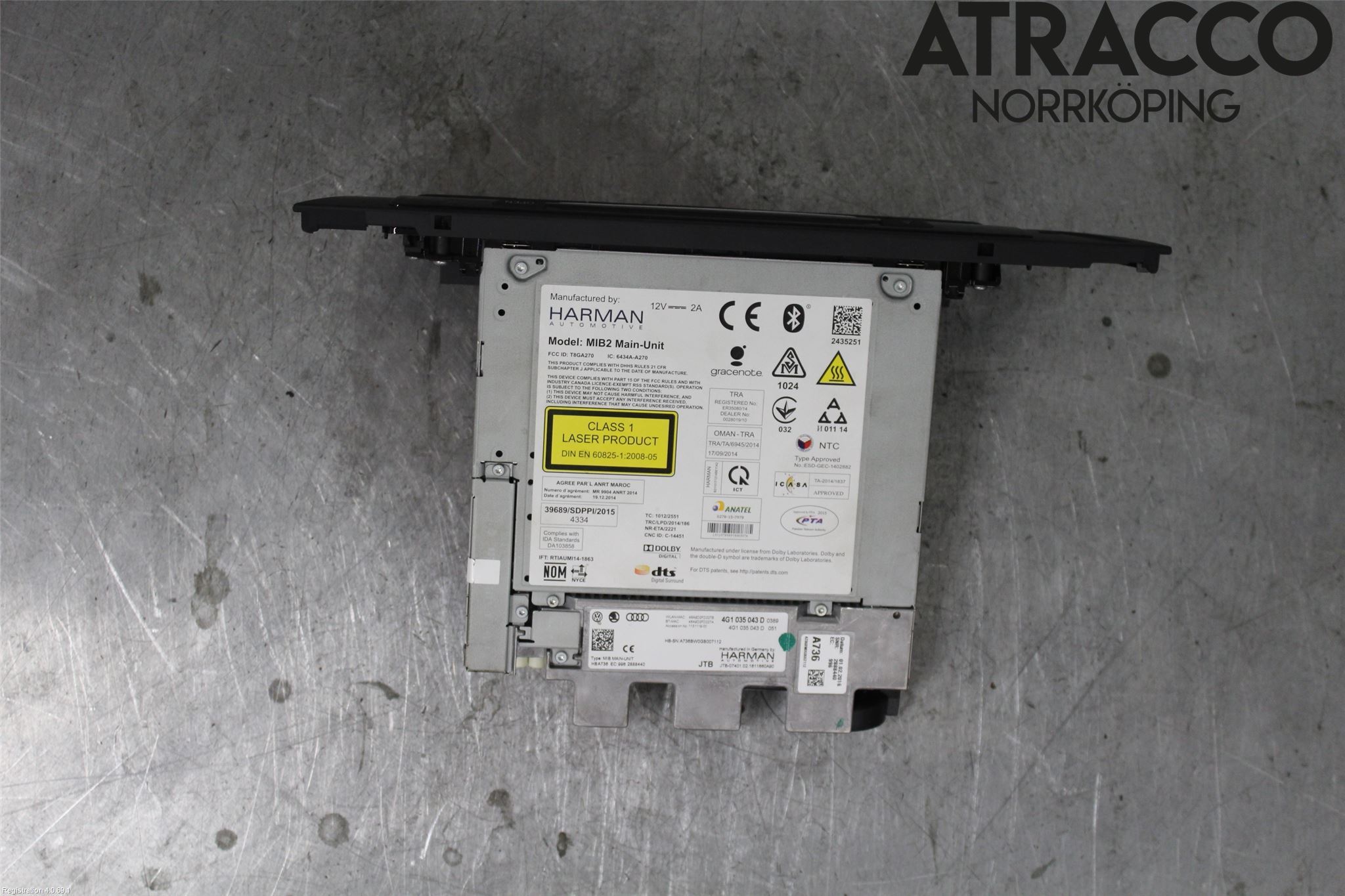 Audi A6 ALLROAD 12-18 Cd Radio - Multimediapanel