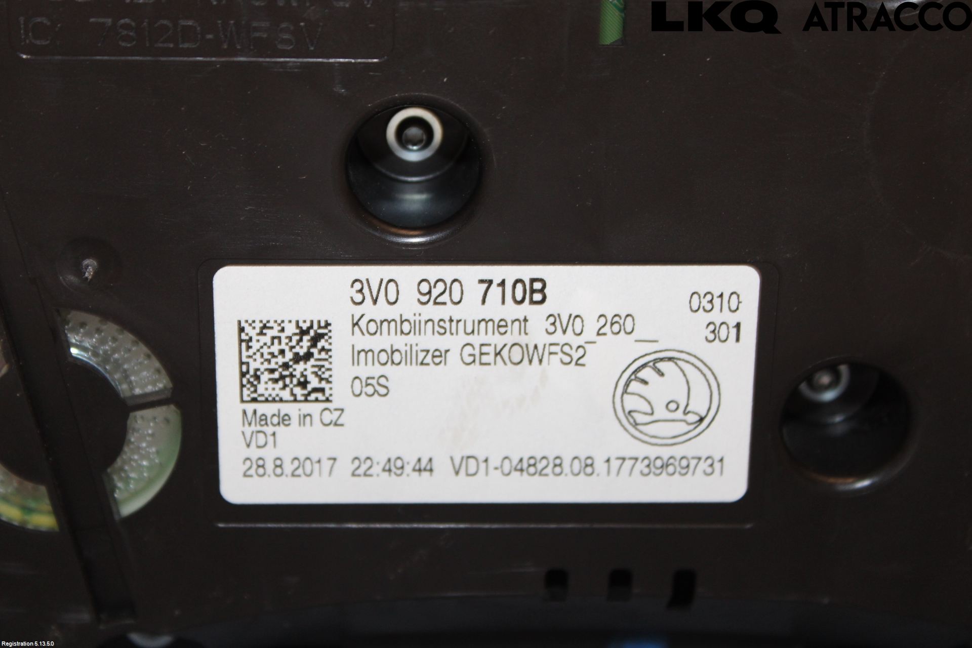 Skoda SUPERB 09-15 Instrument Komb