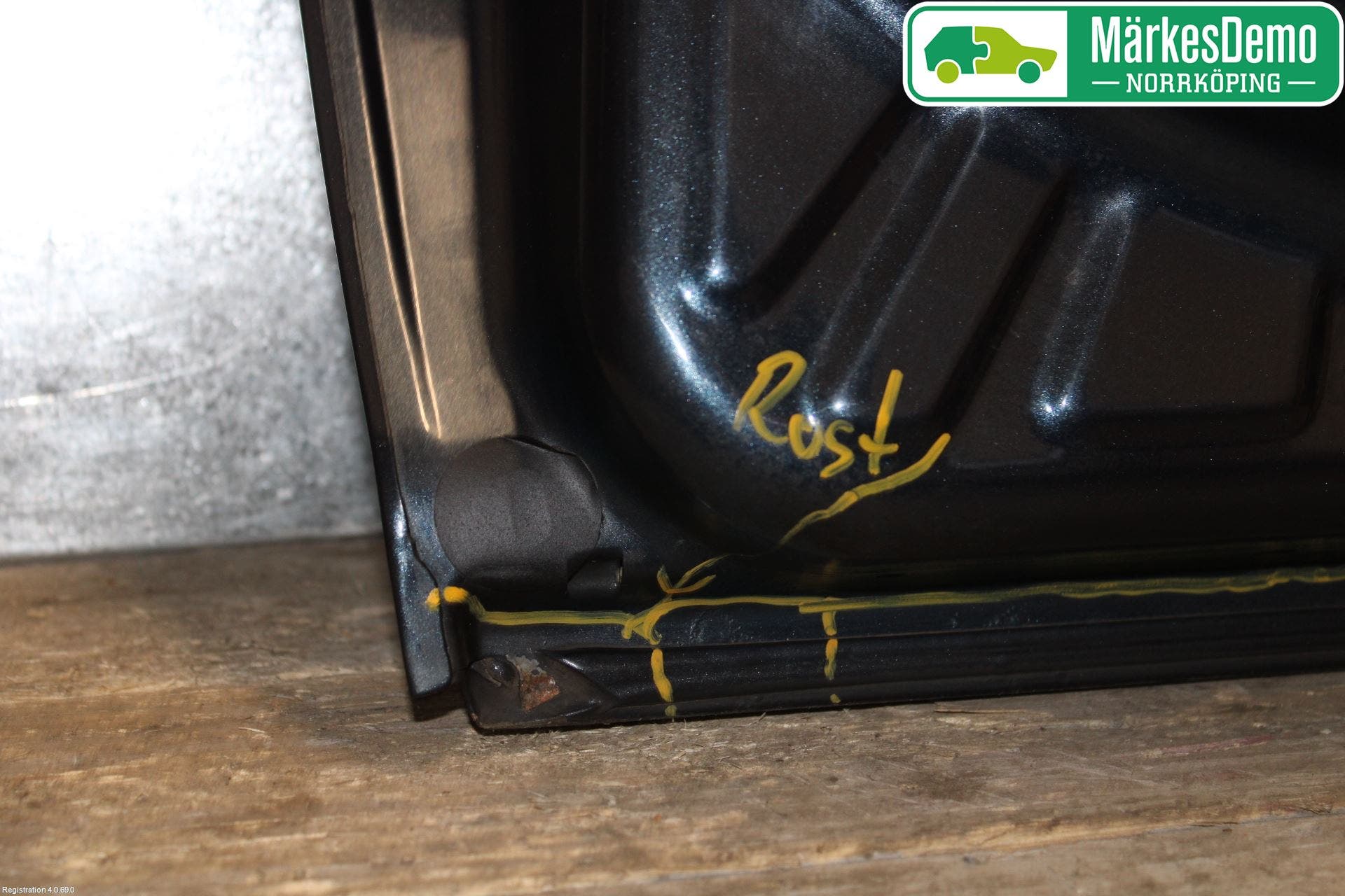 Peugeot 308 08-13 Dörr Bak Höger