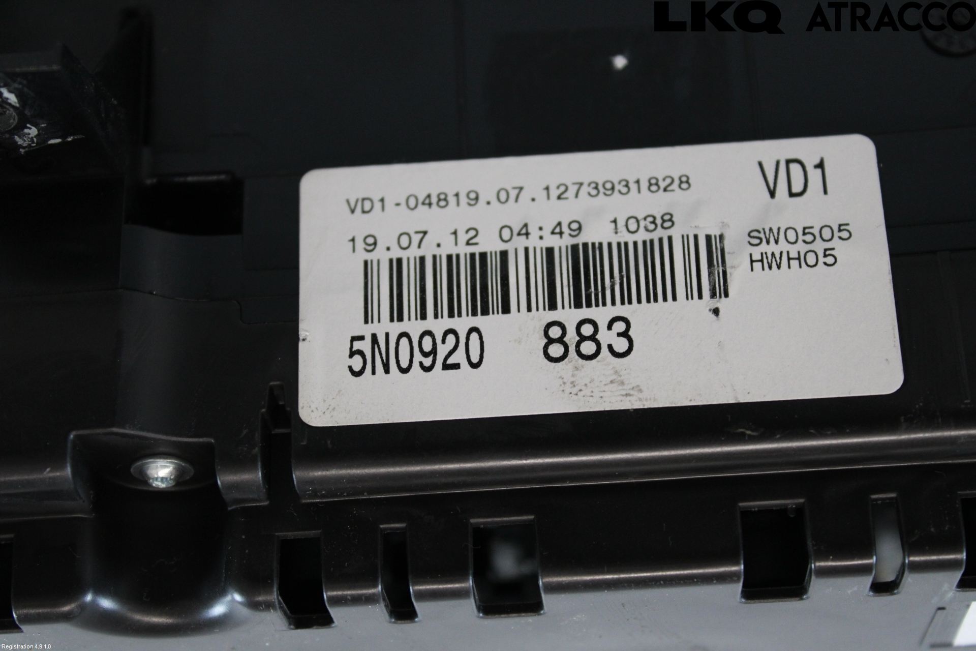 Volkswagen VW TIGUAN 07-16 Instrument Komb