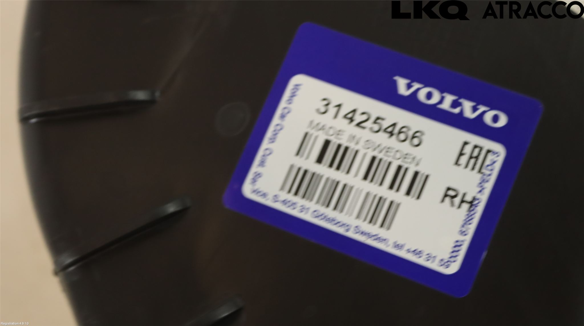Volvo V60 11-13 Stötfångarfäste Bak Hö