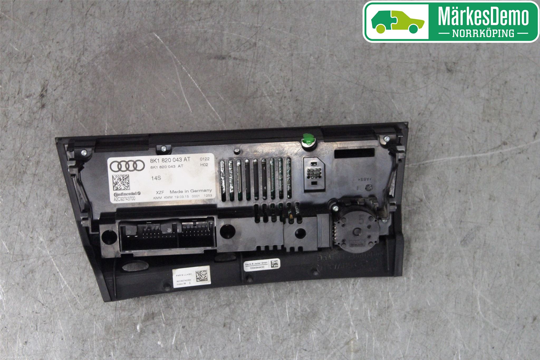 Audi A5 07-16 Värmereglage