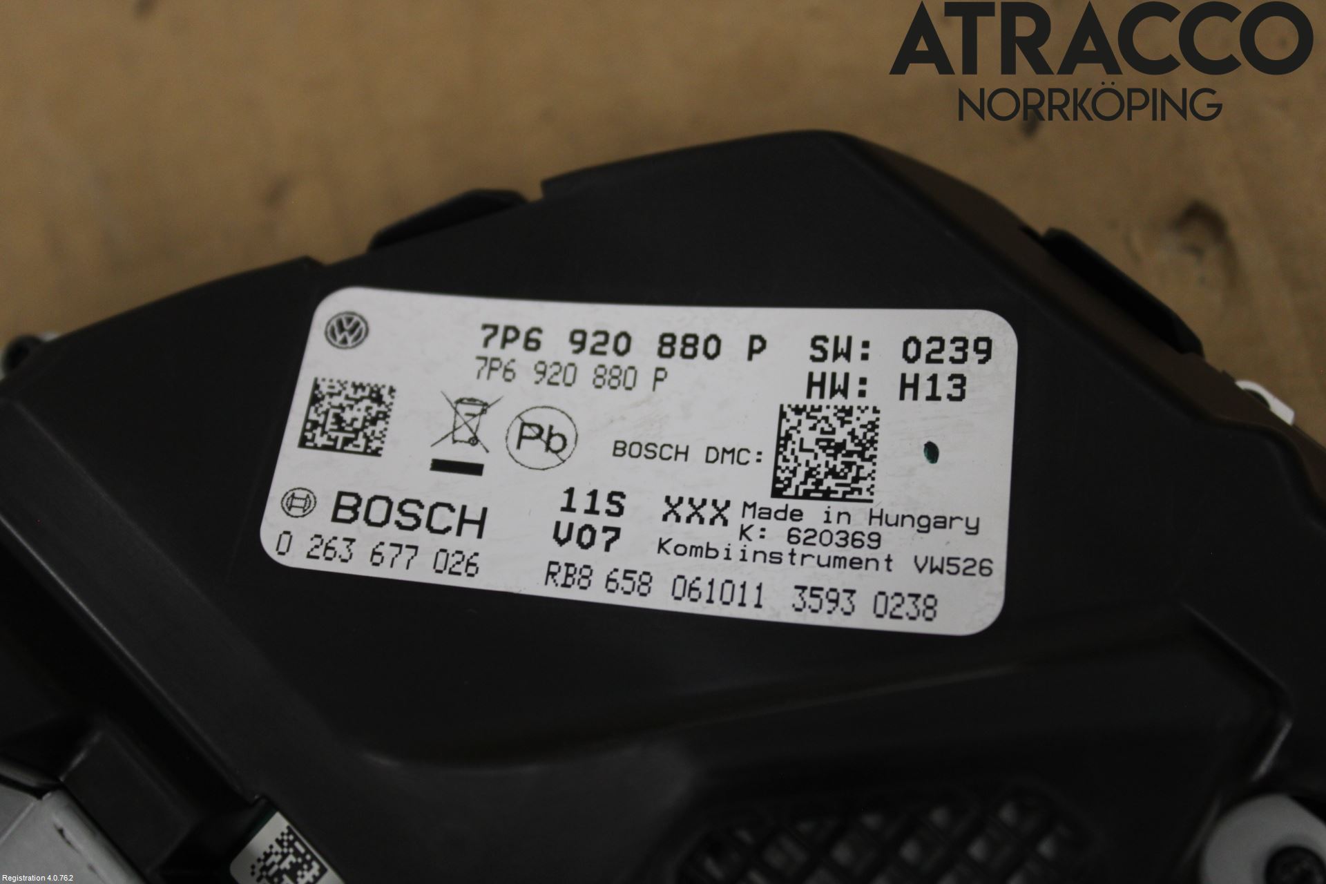Volkswagen VW TOUAREG 7P 11-18 Instrument Komb