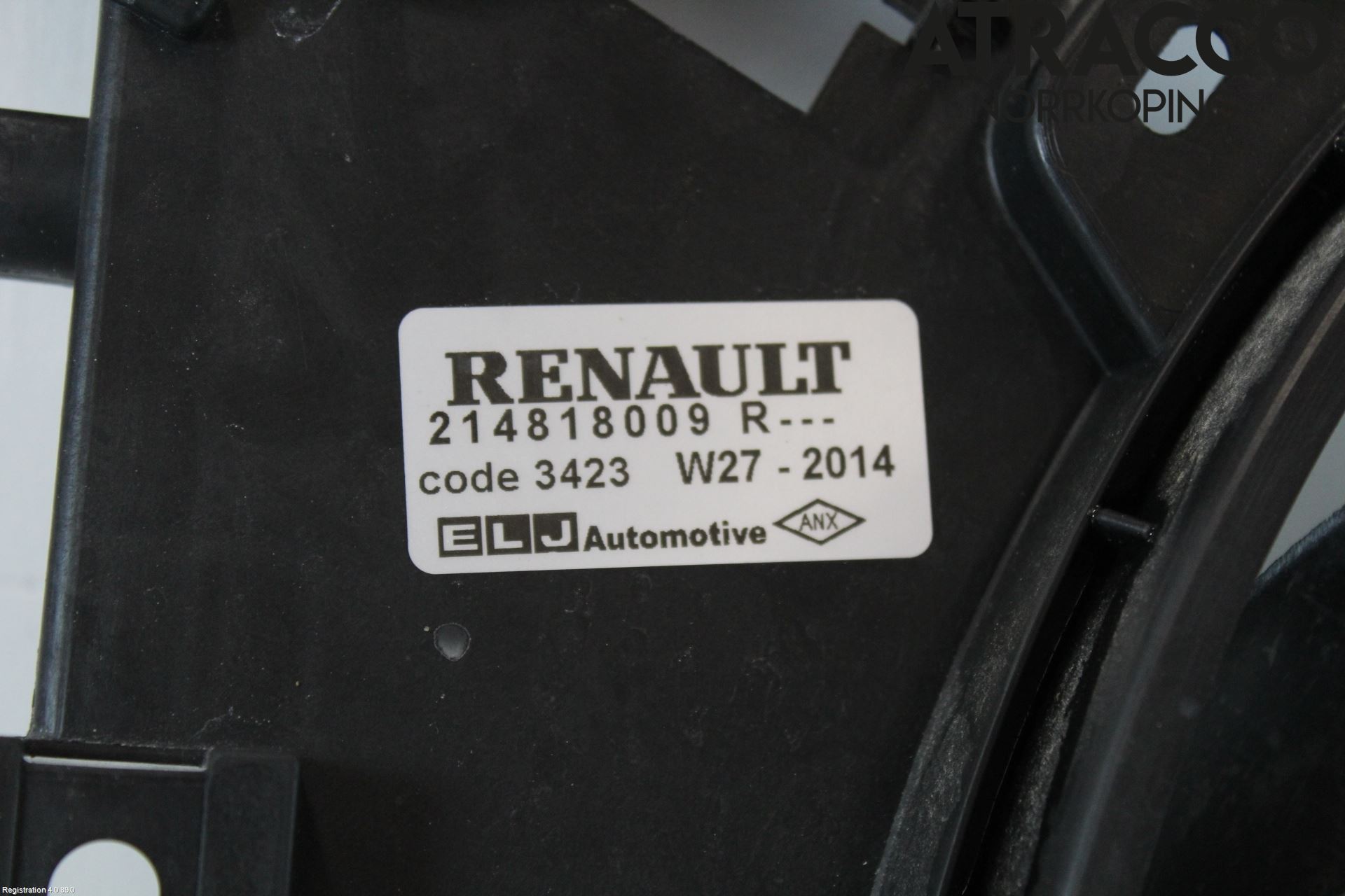 Renault CAPTUR 13-19 Kylfläkt El