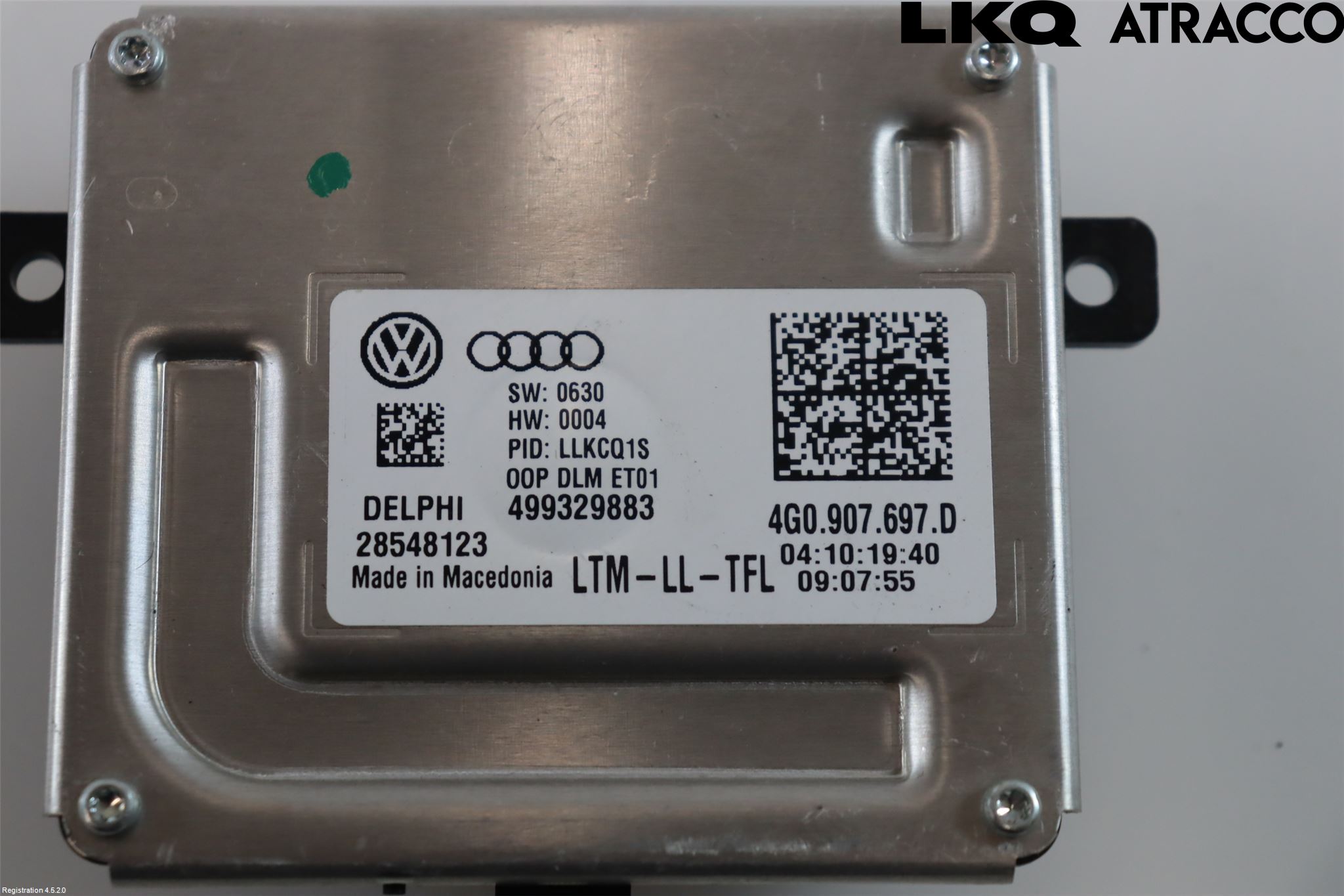 Audi A4 12-15 Styrenhet Strålkastare