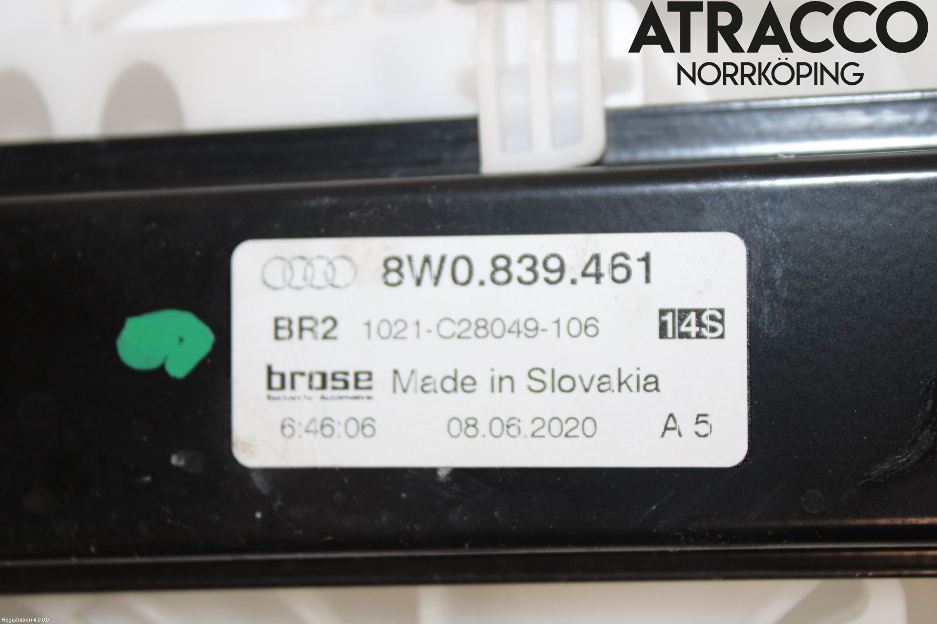 Audi A4/S4 B9 20- Fönsterhiss El Kompl