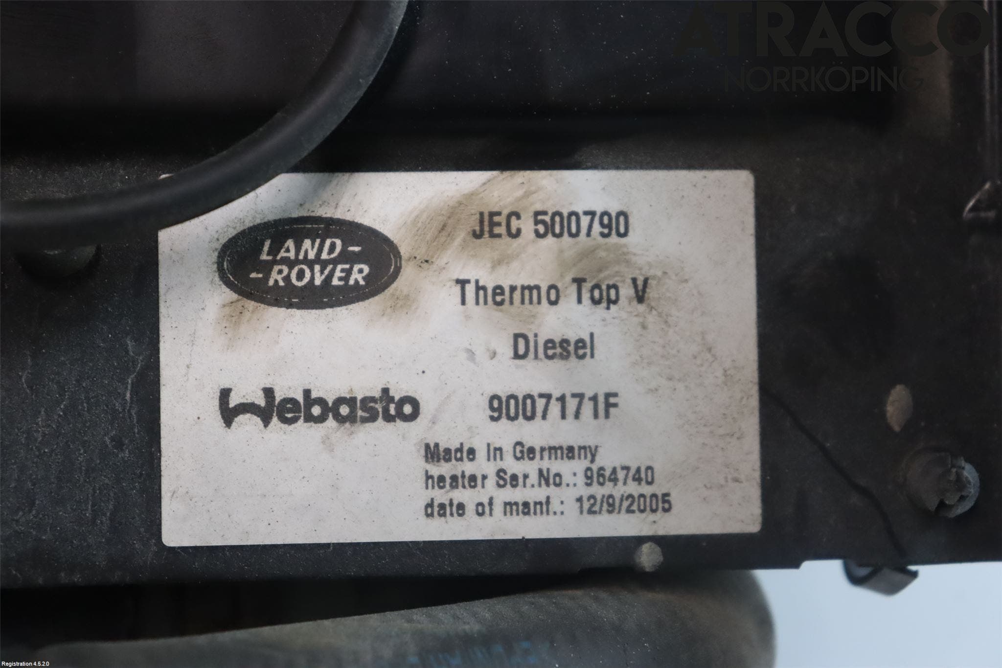 Landrover LAND ROVER DISCOVERY 3 05-09 Dieselvärmare