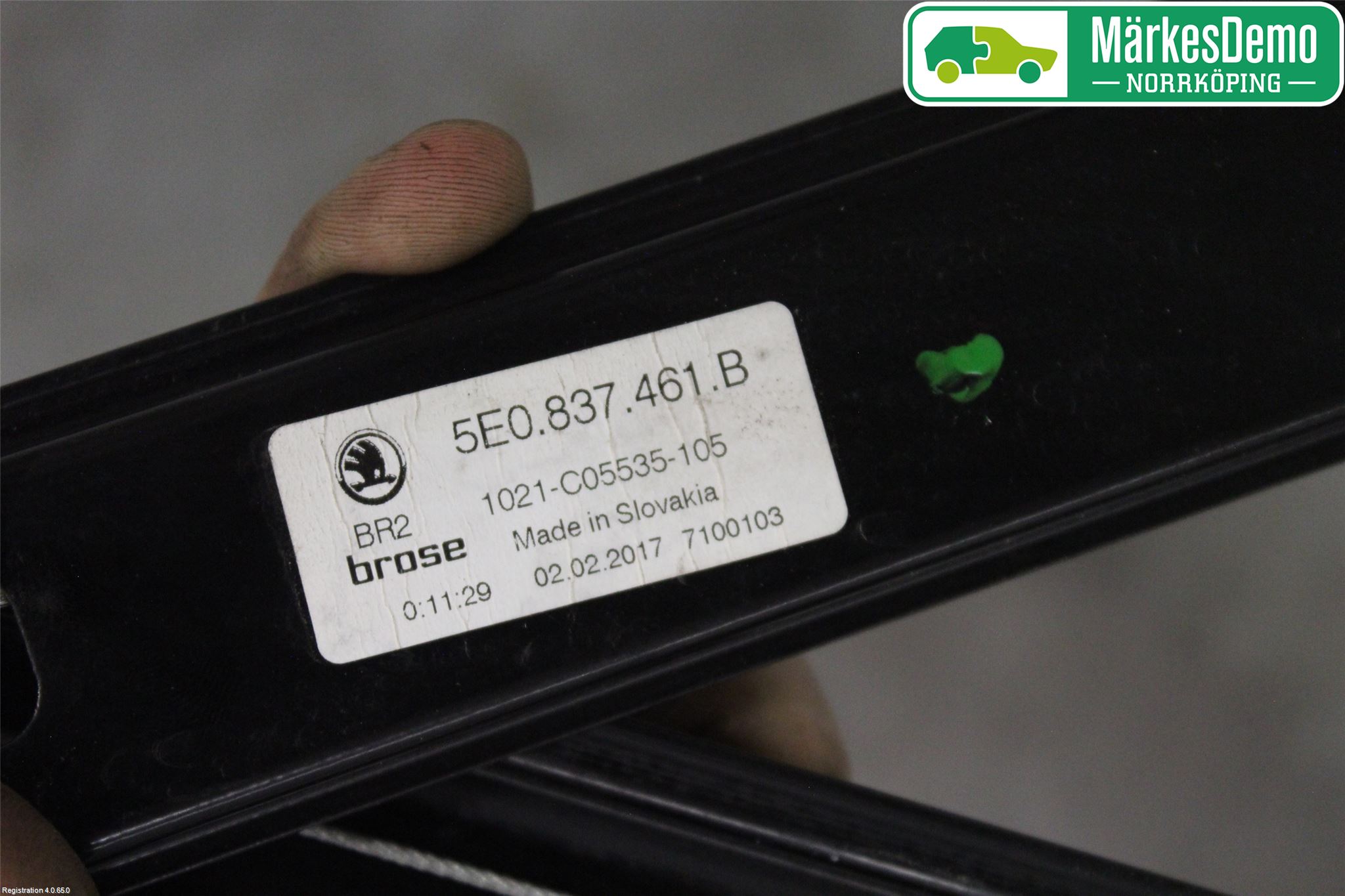 Skoda OCTAVIA (5E) 13-20 Fönsterhiss El Kompl