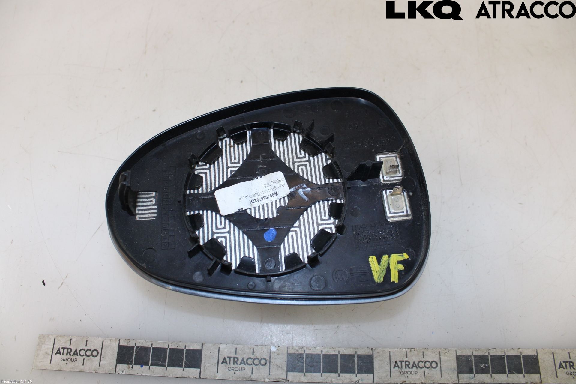 Seat LEON 06-12 Spegelglas Vä