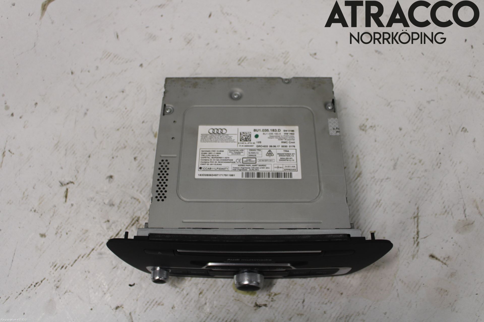 Audi Q3 8U 12-18 Cd Radio - Multimediapanel