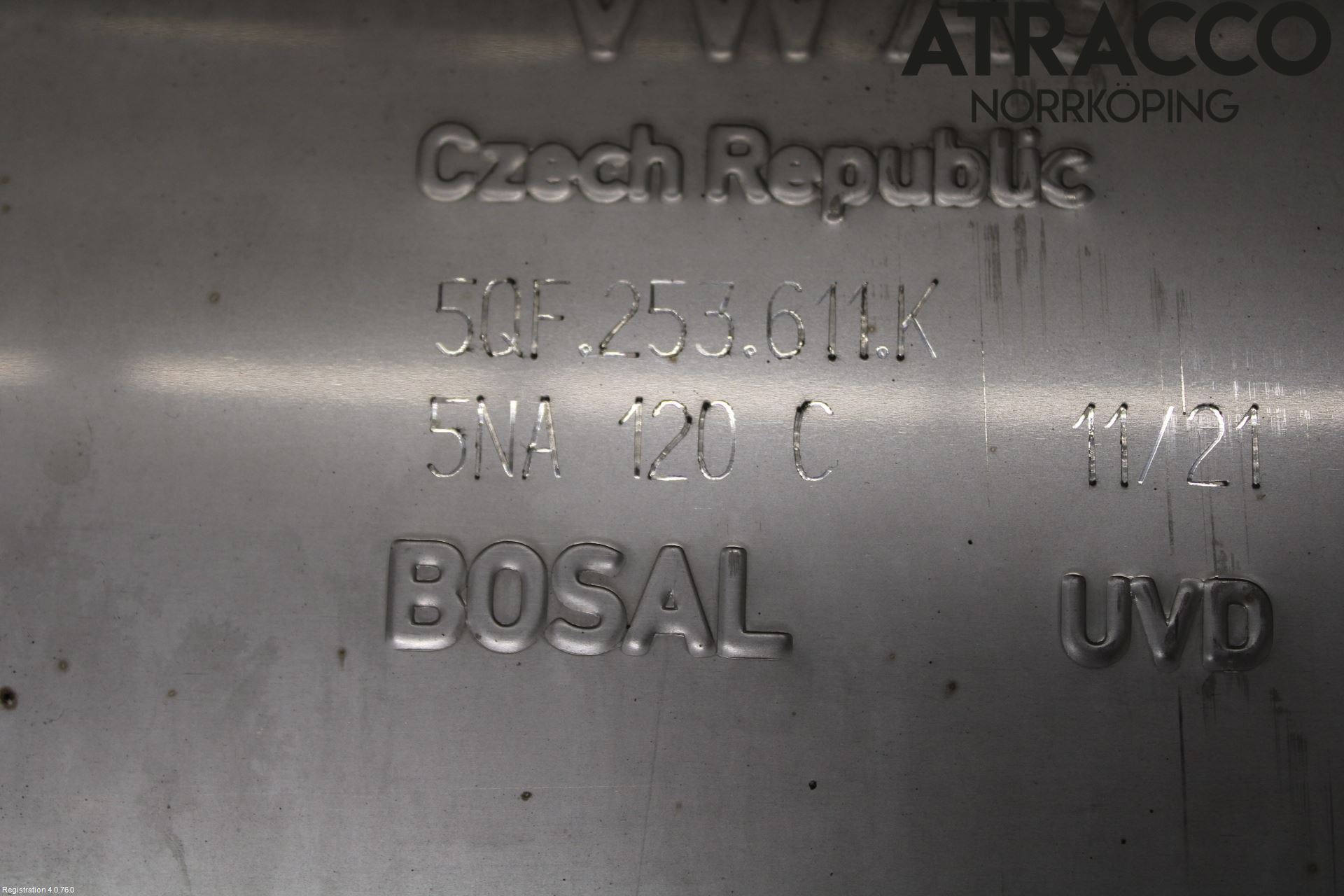 Volkswagen VW TIGUAN 16-24 Avgas Halvsats